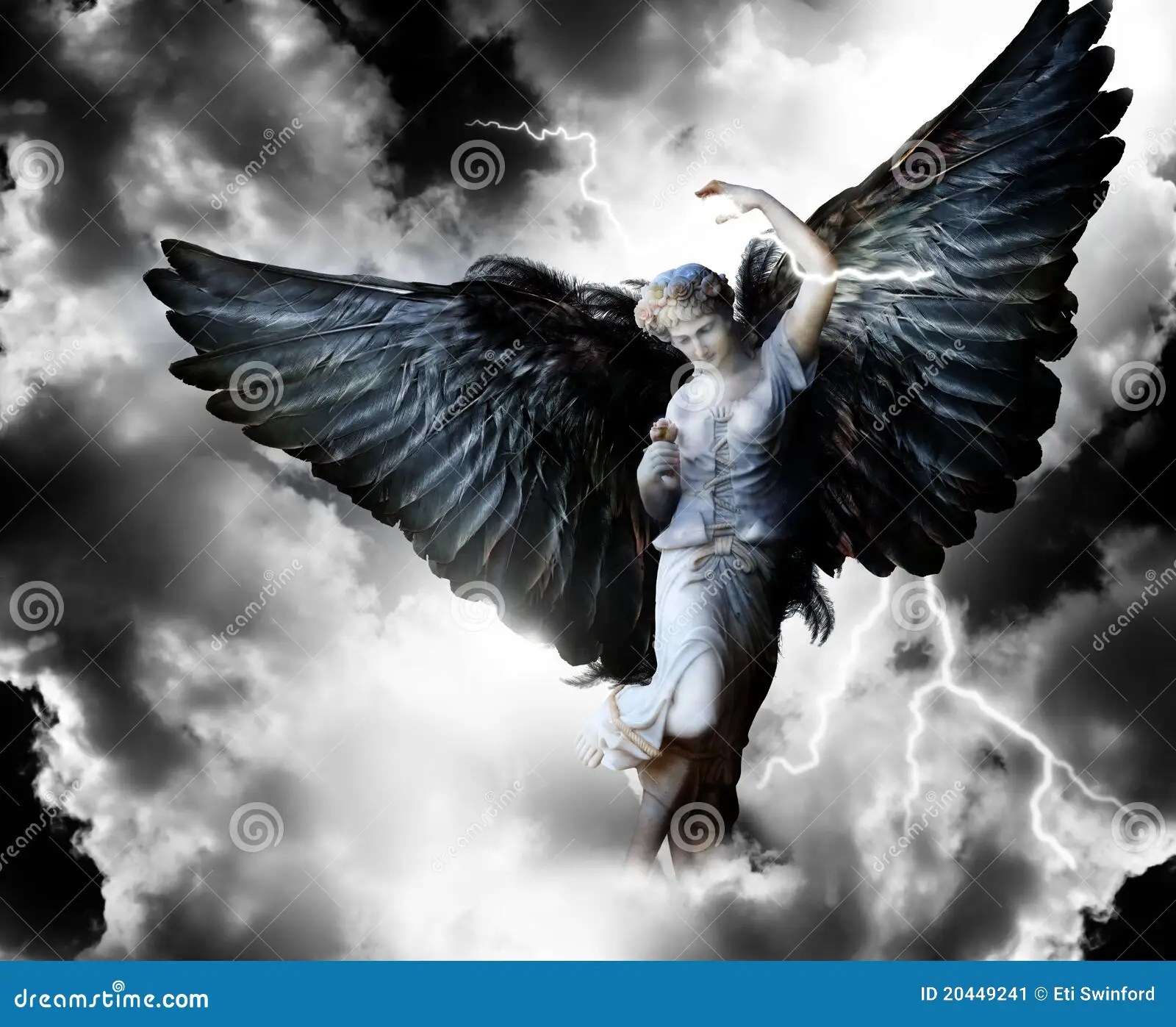 Angelo immagine stock. Immagine di bullone, cielo, volo 20449241