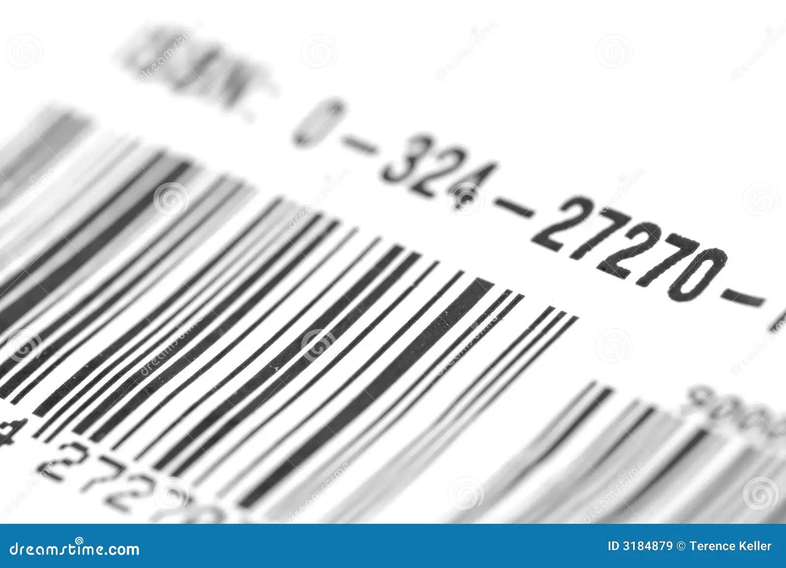 Bar Code Numbers Royalty Free Stock Images Image 3184879