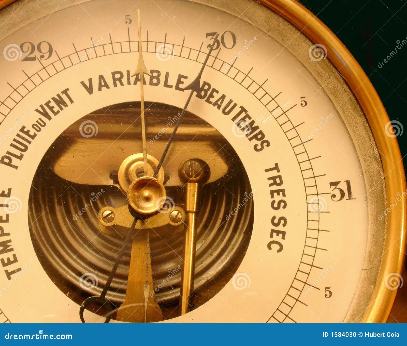 Barometer stock photo. Image of milimetres, mesure, dial 1584030