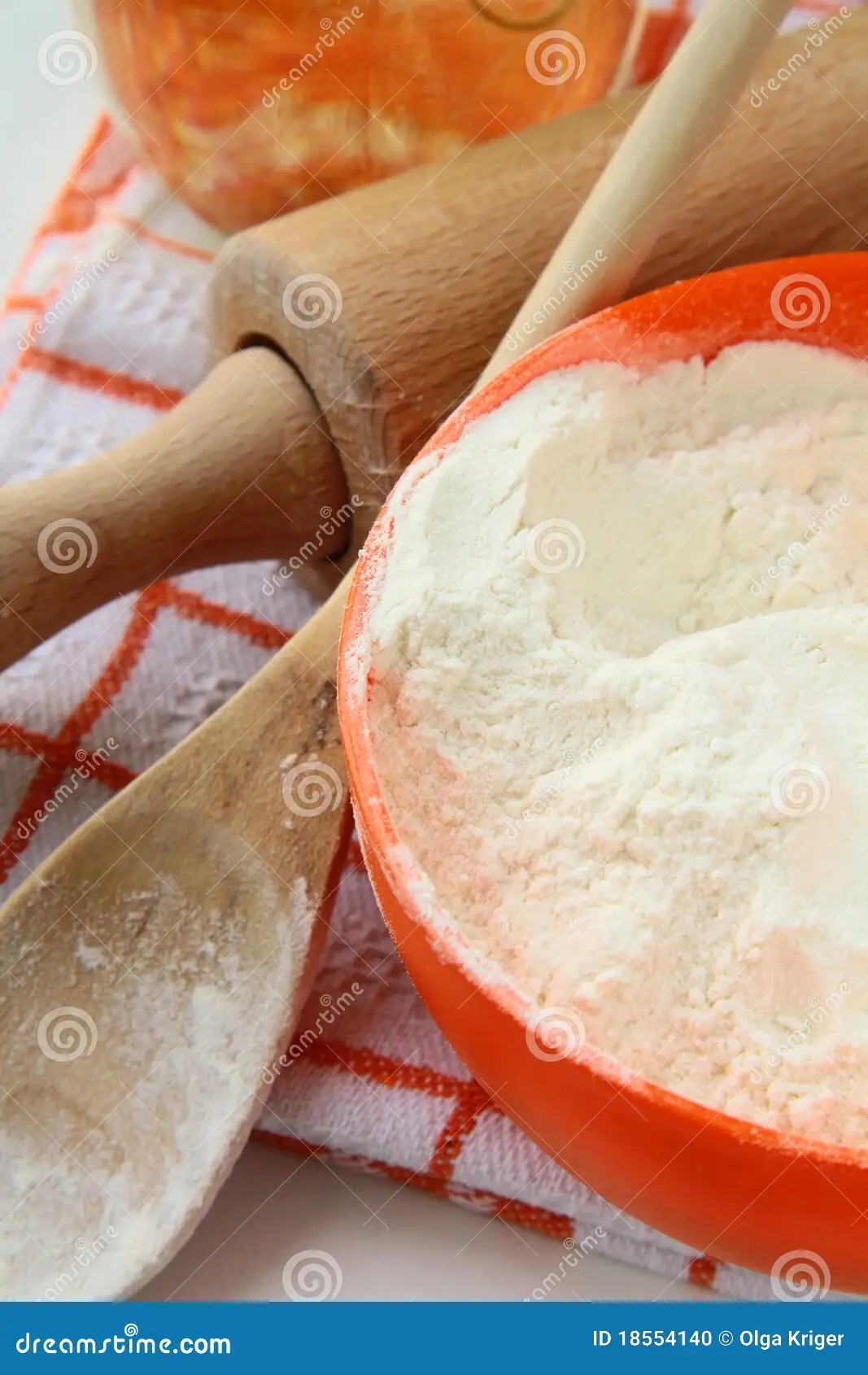 Basic baking ingredients stock photo. Image of measuring 18554140