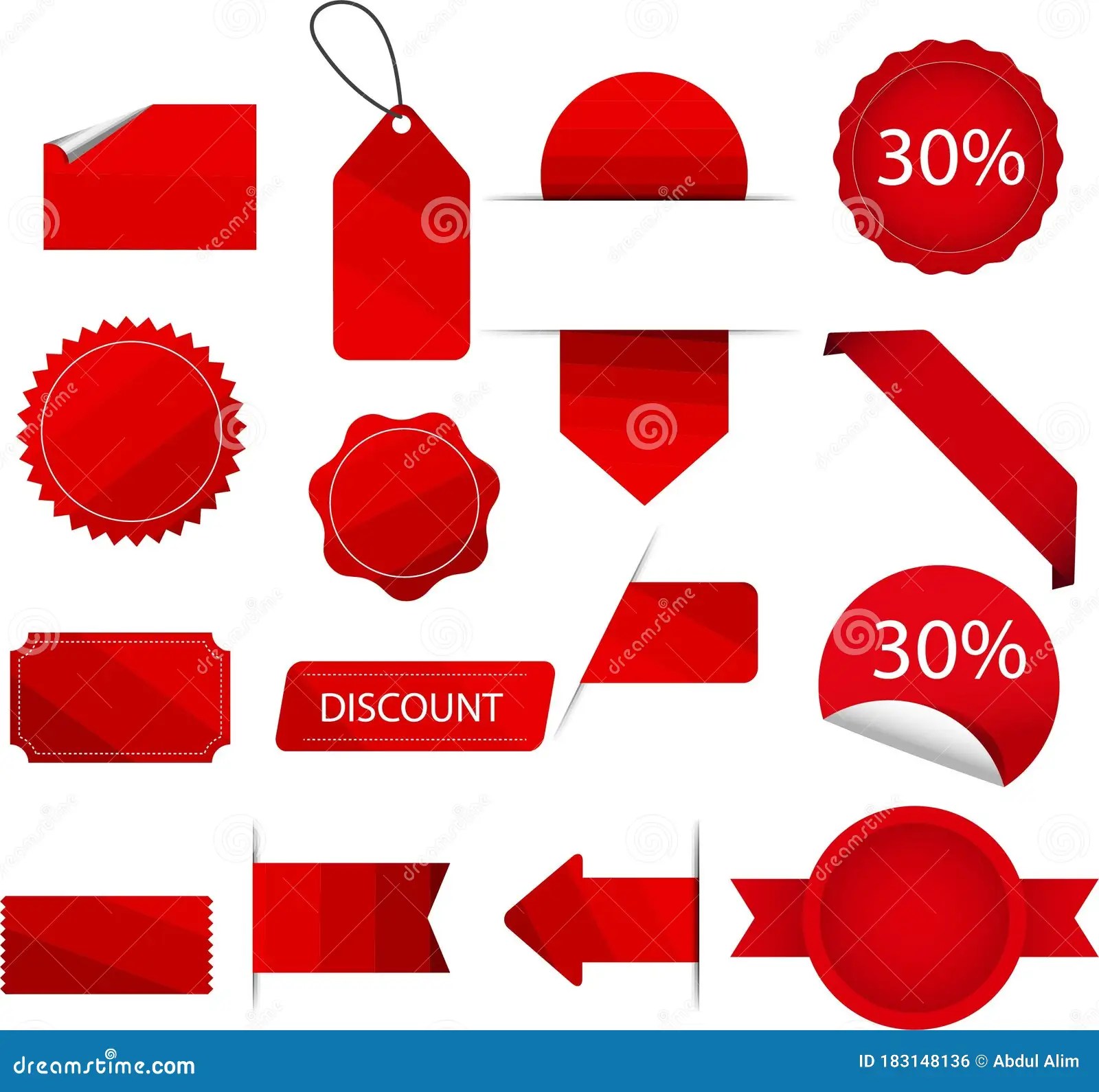 Stylish Frames Sale and Discount Collection Stock Vector Illustration