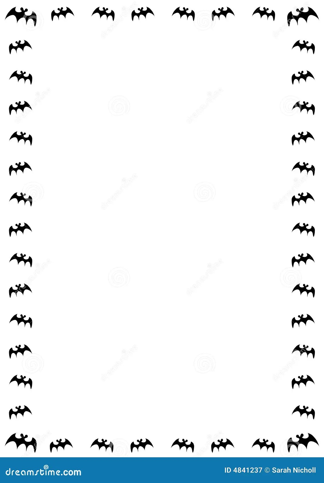 Bat Border Royalty Free Stock Photography Image 4841237