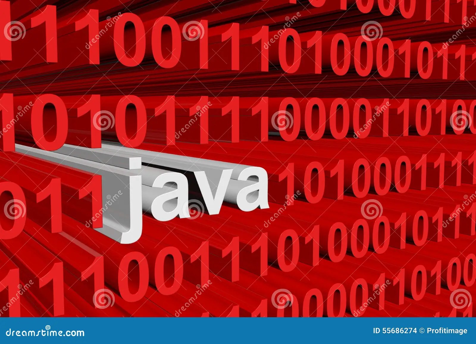 Binary code Java stock illustration. Illustration of contortion 55686274