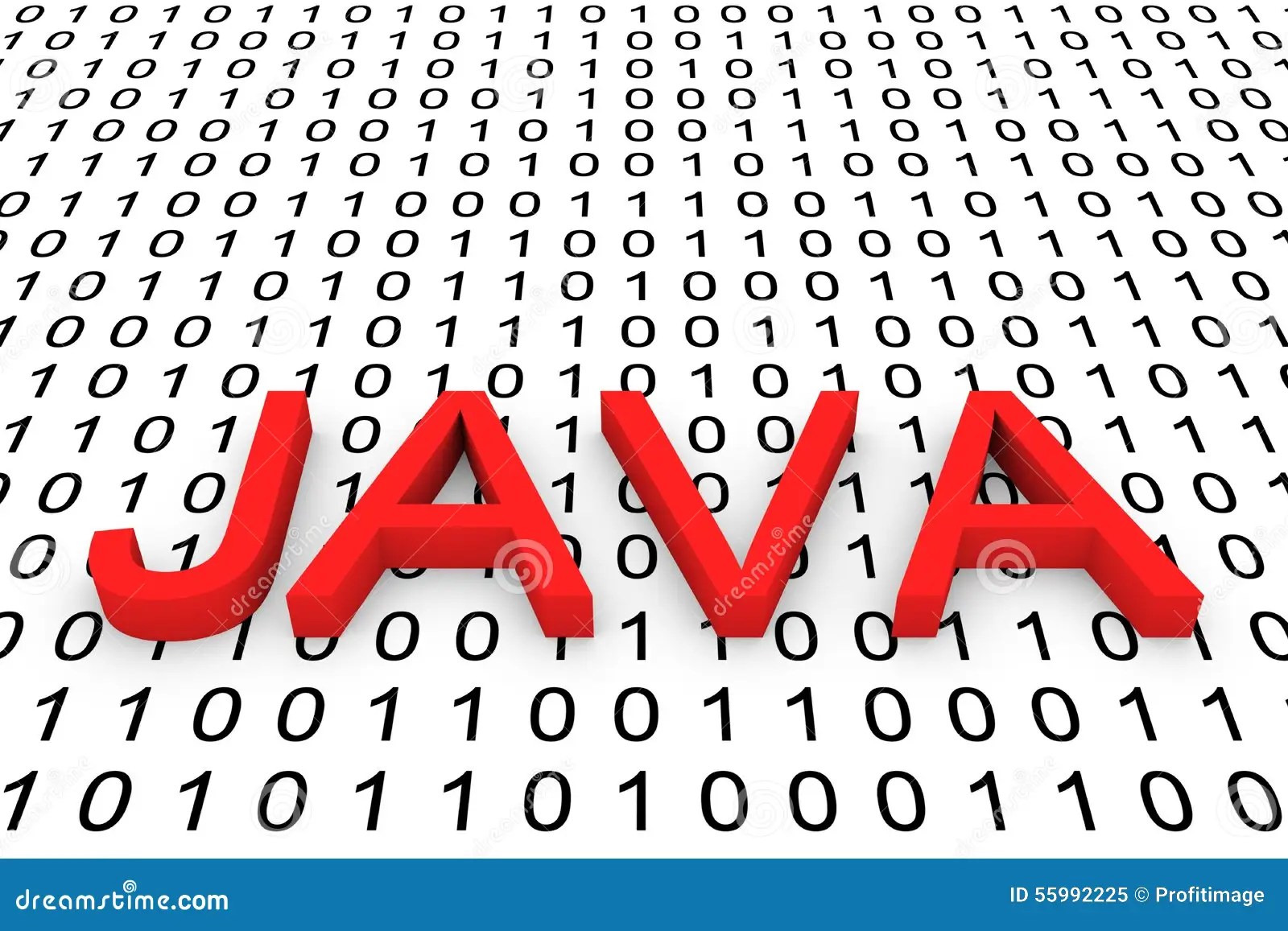 Binary code Java stock illustration. Illustration of abstraction 55992225