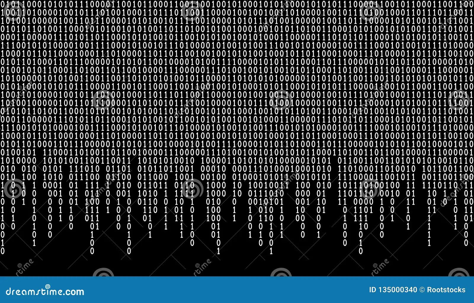 Binary code pattern stock illustration. Illustration of coding 135000340