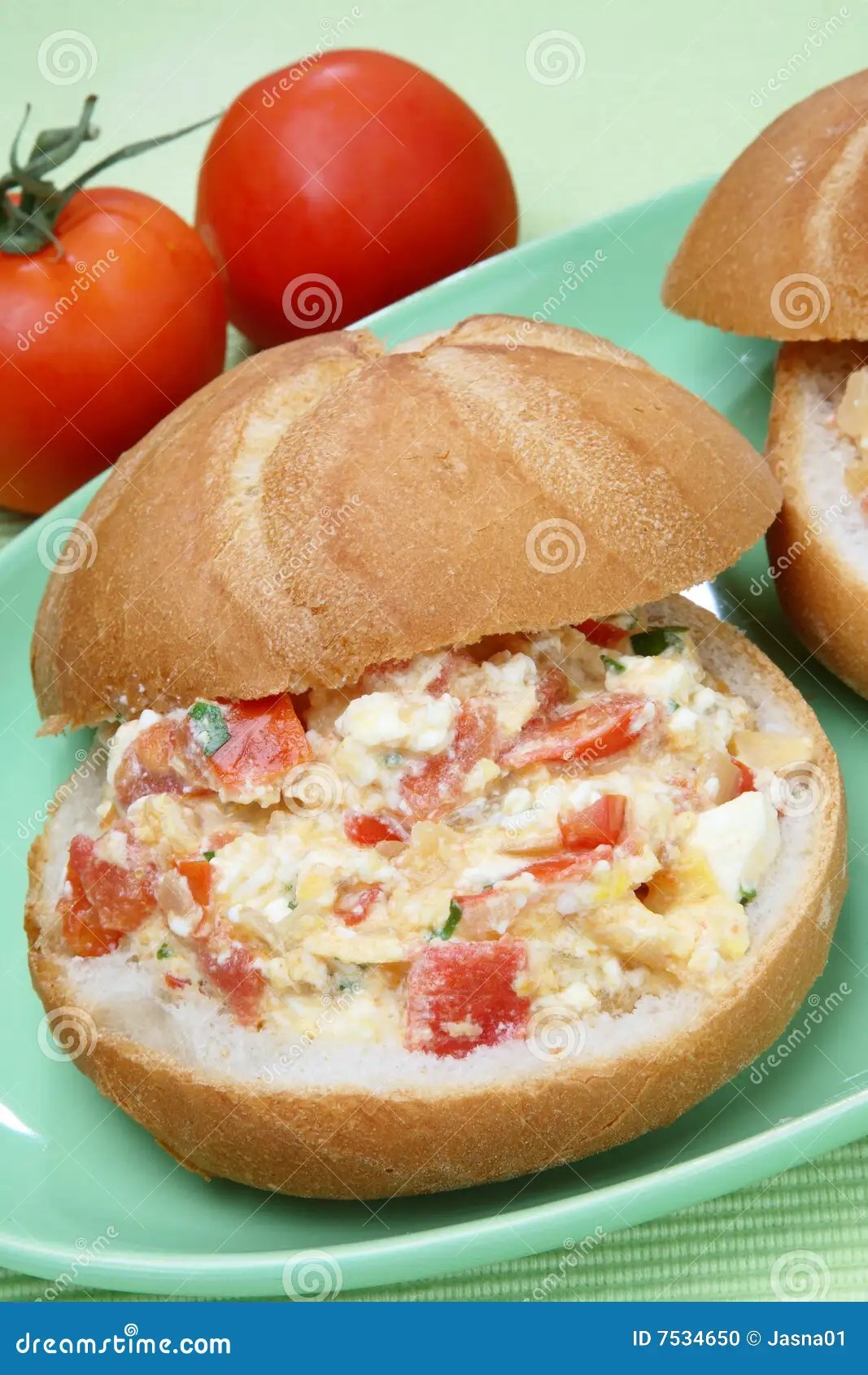 Bread with Vegetable Spread Stock Photo Image of sandwich, food 7534650