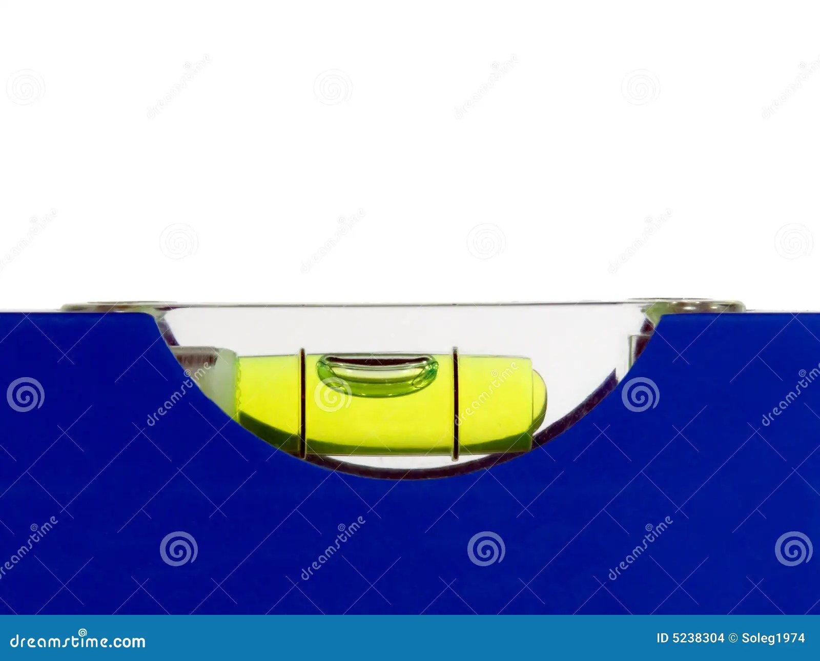 Bubble Level stock photo. Image of flat, horizontal, blue 5238304