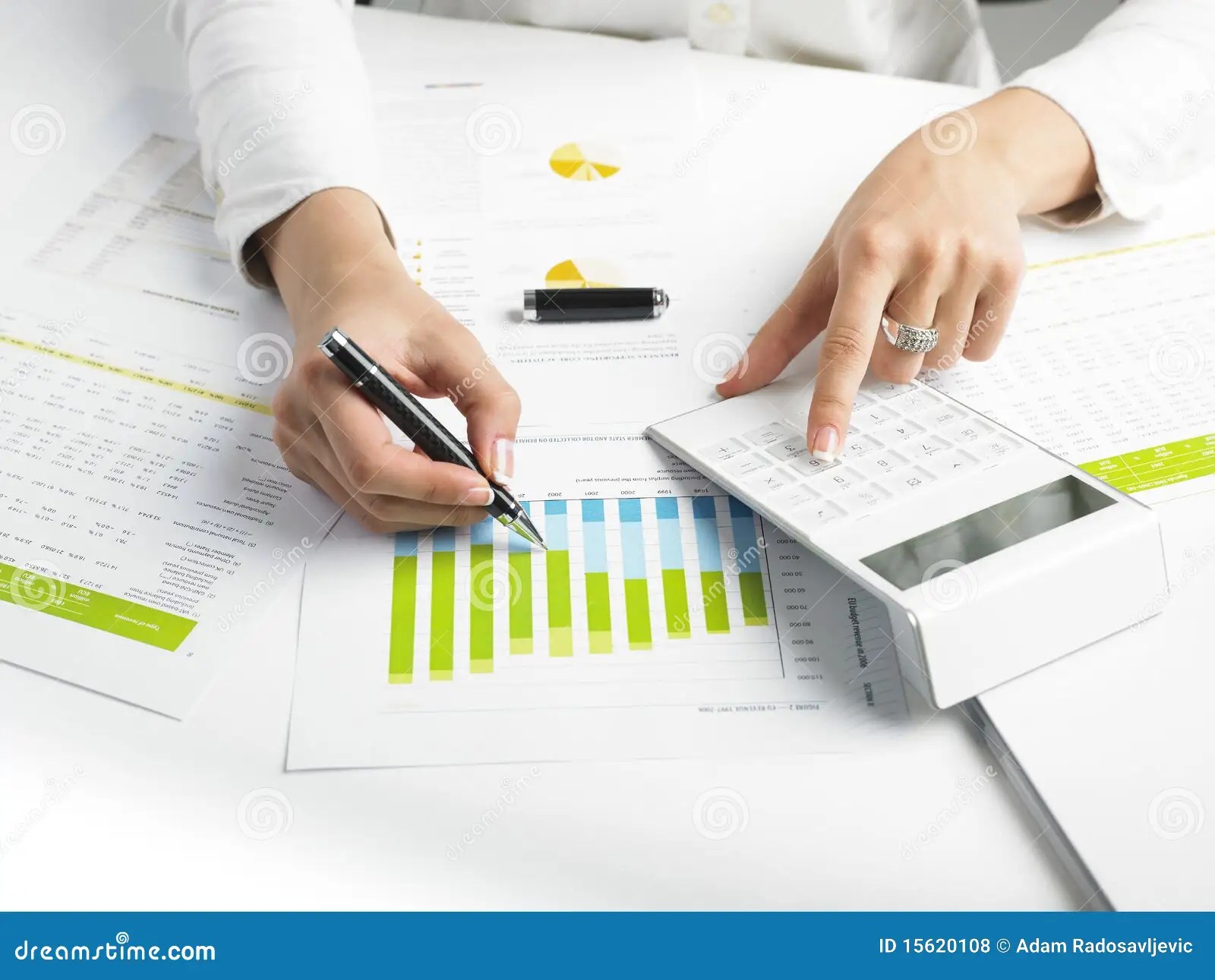 Business Data Analyzing Royalty Free Stock Photos Image 15620108
