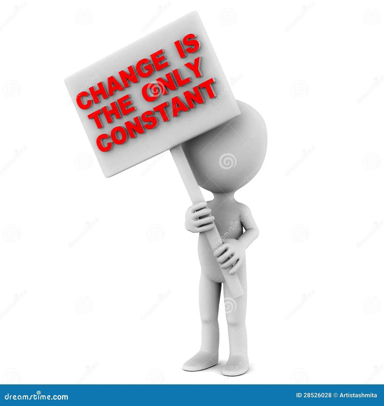 Change Is The Only Constant Stock Illustration Image 28526028