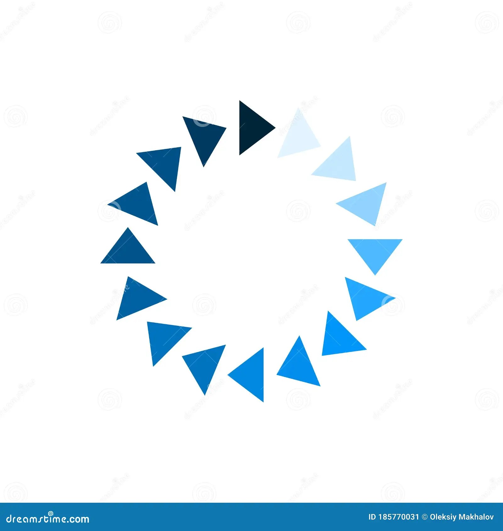 Circle Loader Wait Load Spinning Circle Preloader Website Template Interface Buffering Waiting Gif Upload Download Uploading Stock Vector Illustration Of Page Progressive 185770031