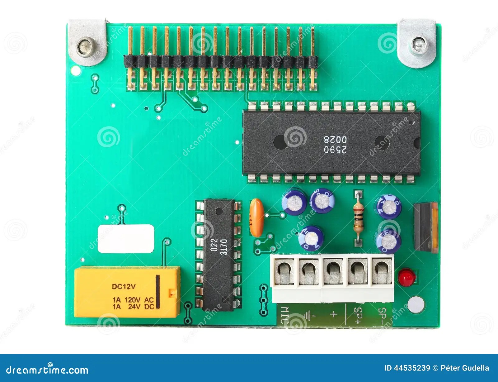 Circuit Board stock image. Image of microchip, piece