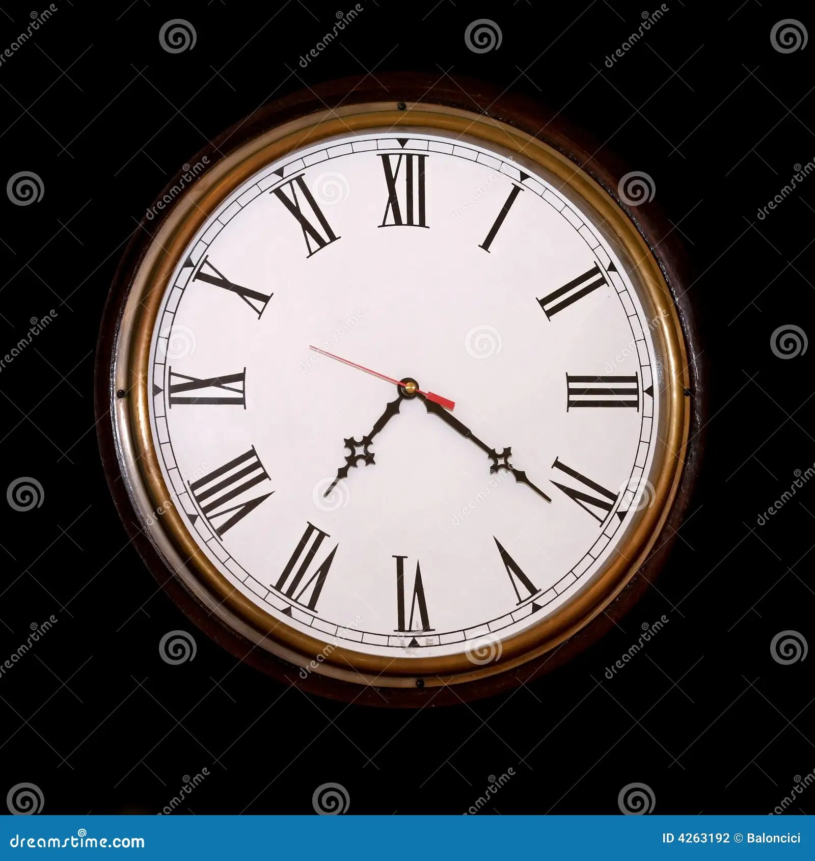 Classics clock stock photo. Image of vintage, style, movement 4263192