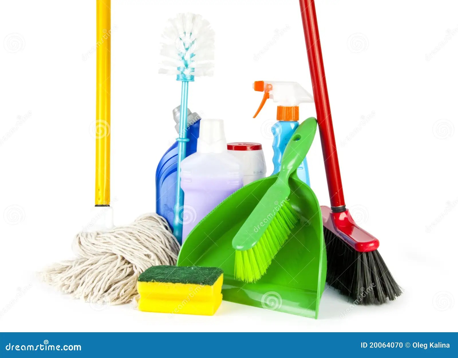 Cleaning tools stock photo. Image of household, cleaner 20064070