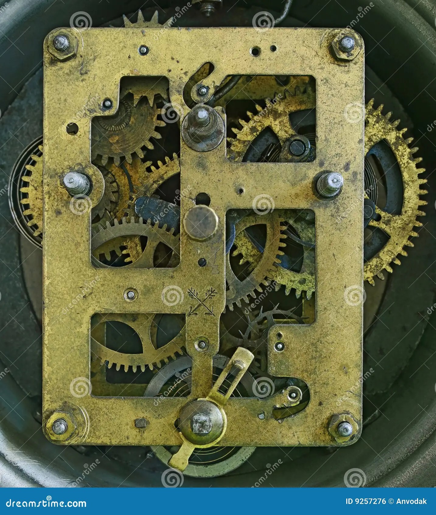 Clockwork stock photo. Image of precision, device, movement 9257276