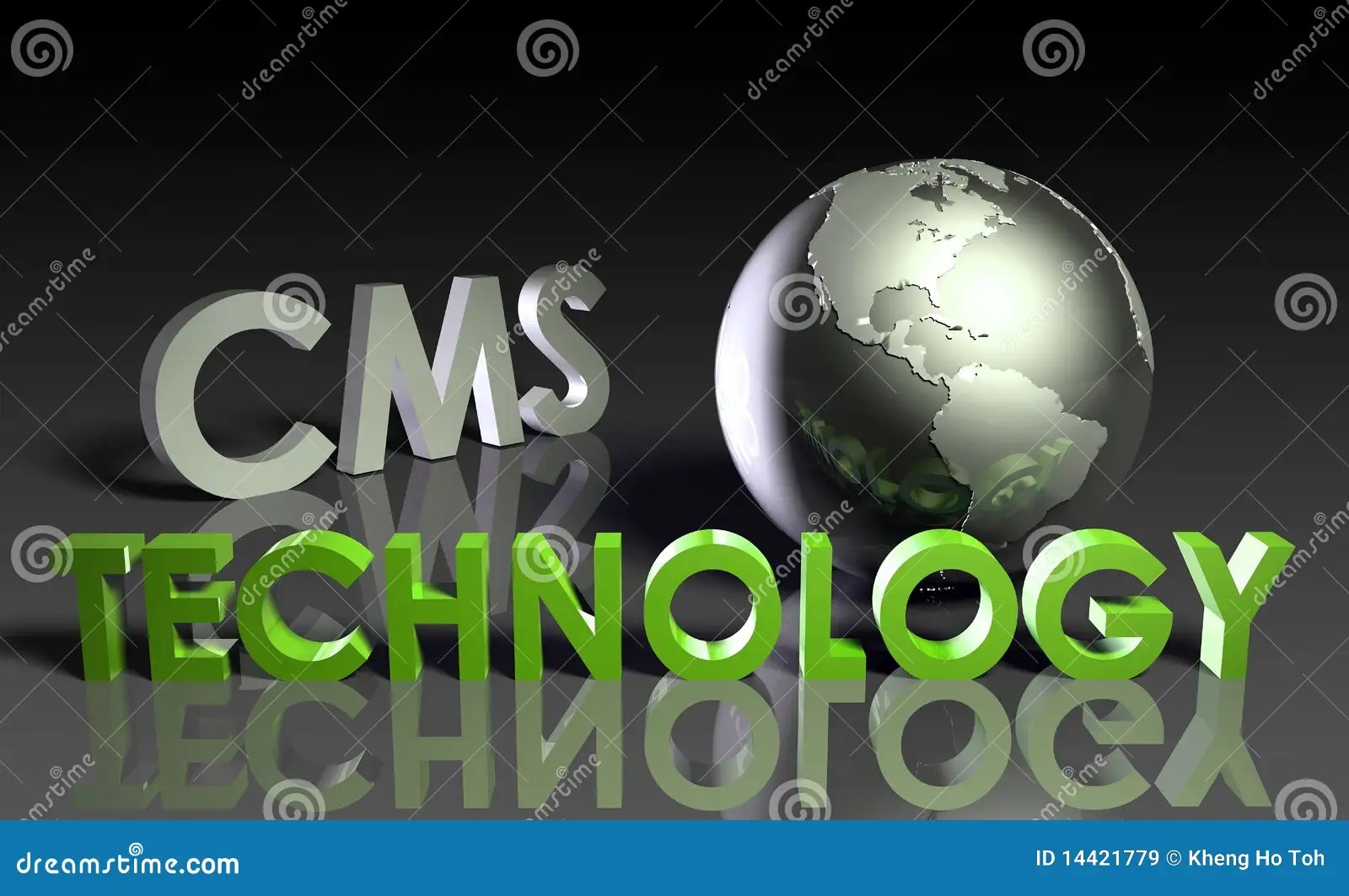 CMS Technology stock illustration. Illustration of email 14421779