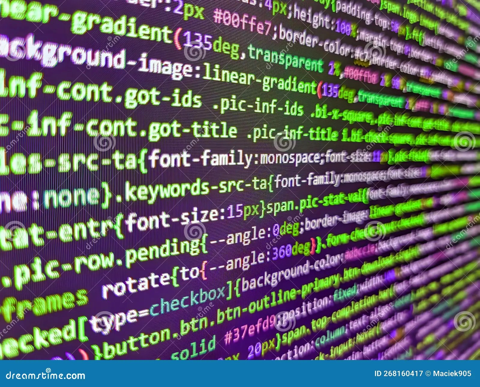 Coding Application by Programmer Developer. Software Source Code. Software Developer Programming