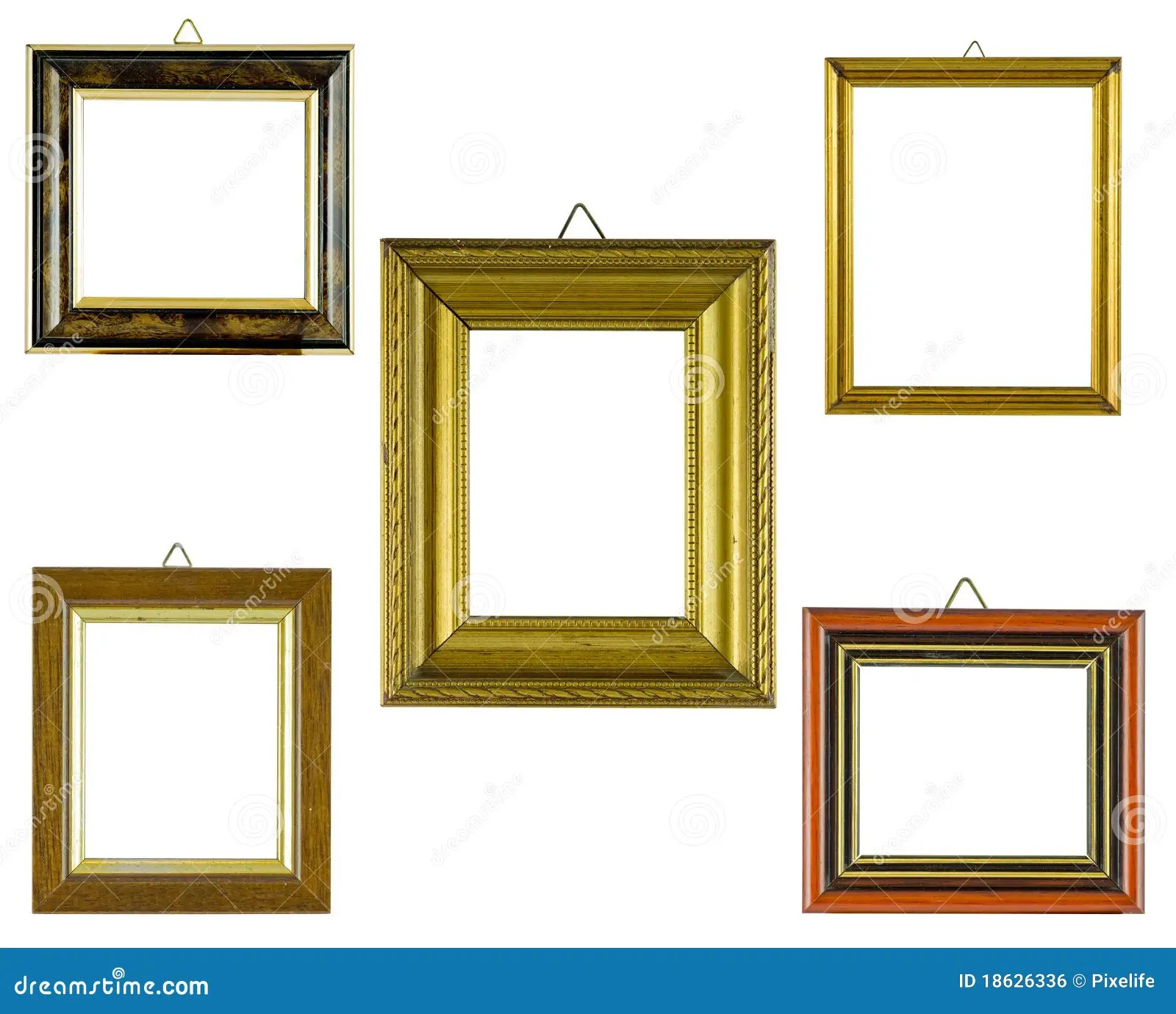 Collage frames stock photo. Image of gold, decorative 18626336