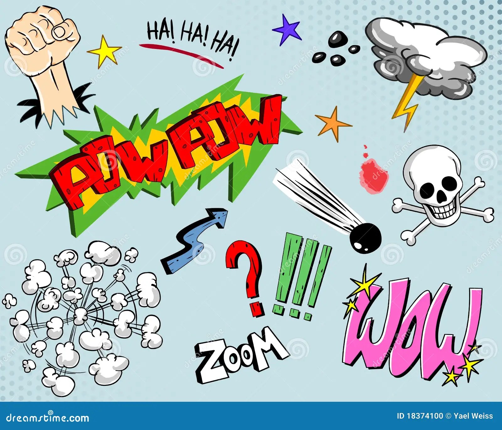 Comic Book Elements Stock Illustrations 3,245 Comic Book Elements