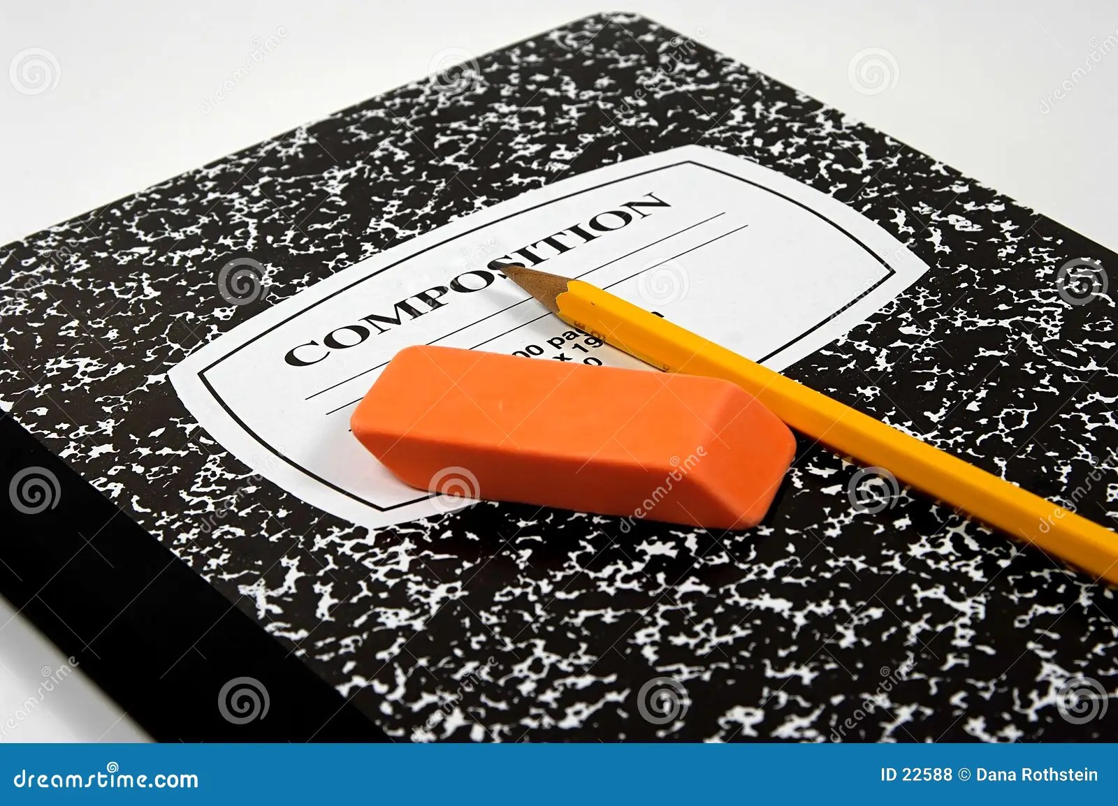 Composition Notebook stock photo. Image of notes, school 22588