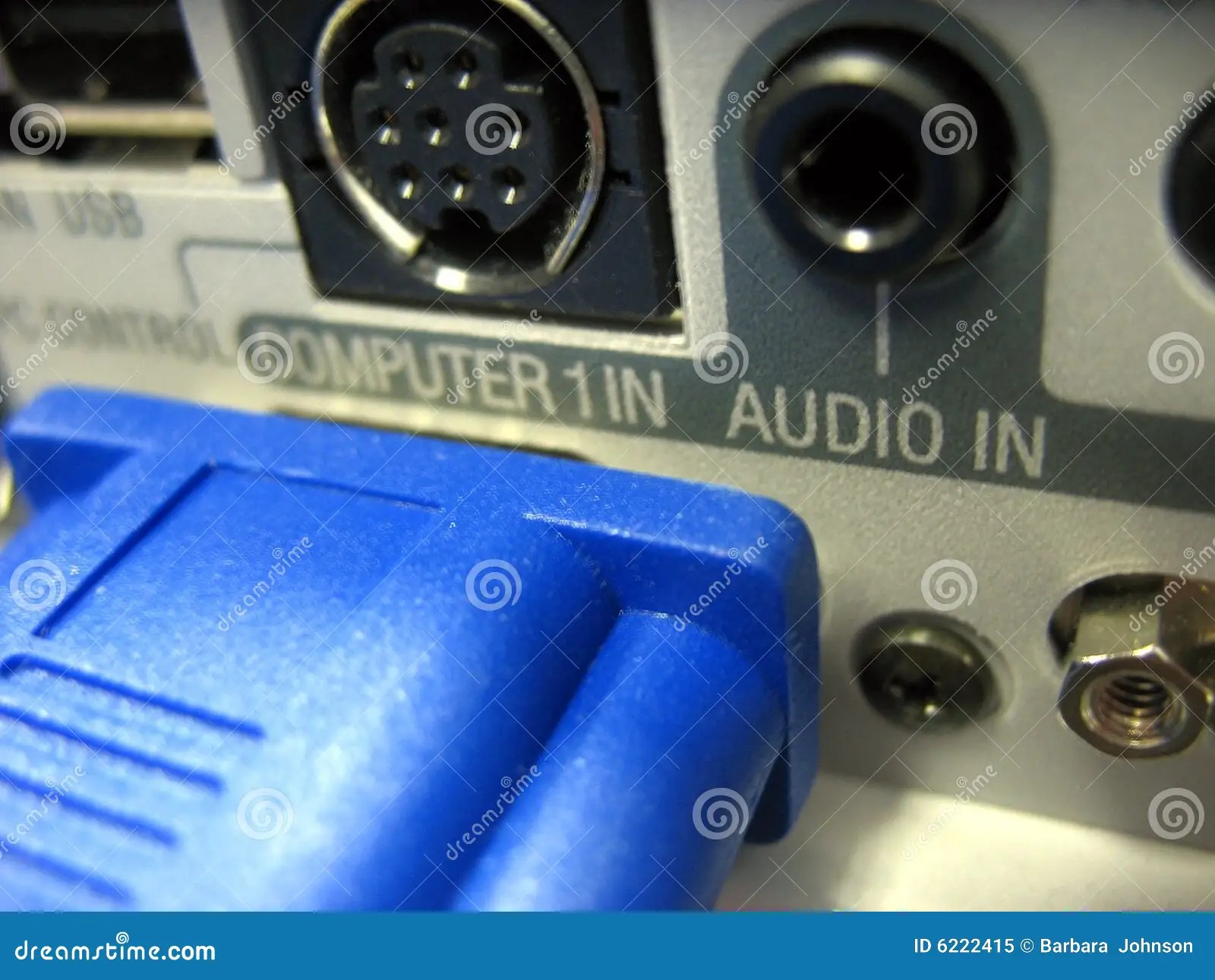 Computer Connection stock image. Image of plastic, metal 6222415
