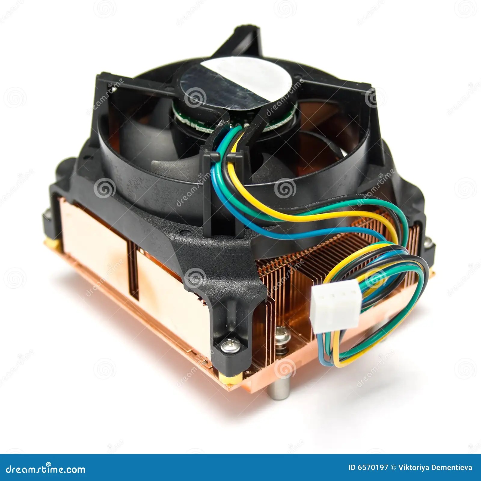 Computer cooler stock image. Image of isolated, macro 6570197