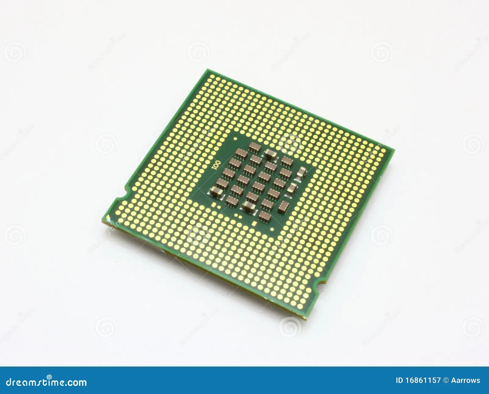 Computer micro processor stock image. Image of electronic 16861157