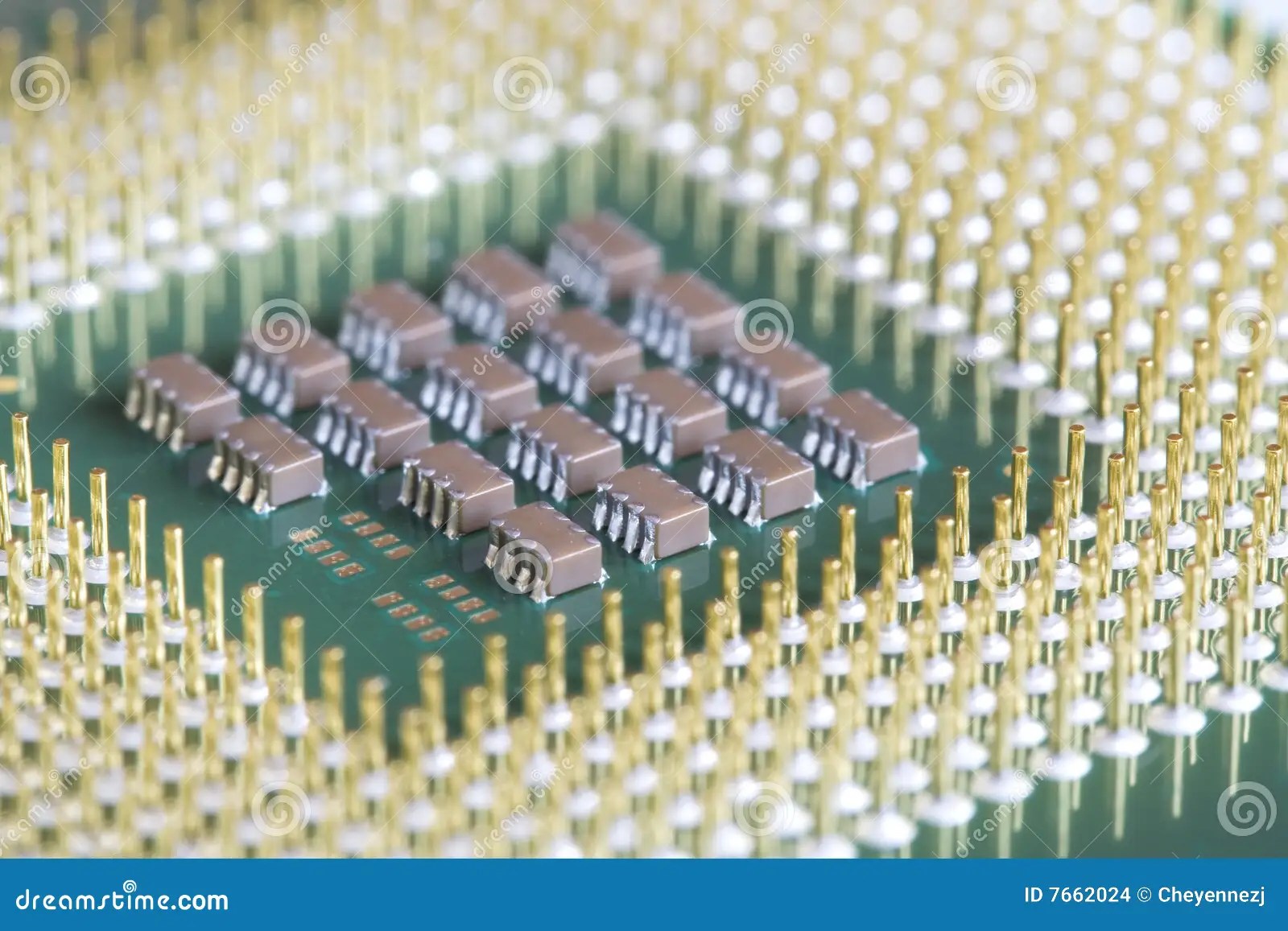 Computer micro processor stock photo. Image of mainboard 7662024