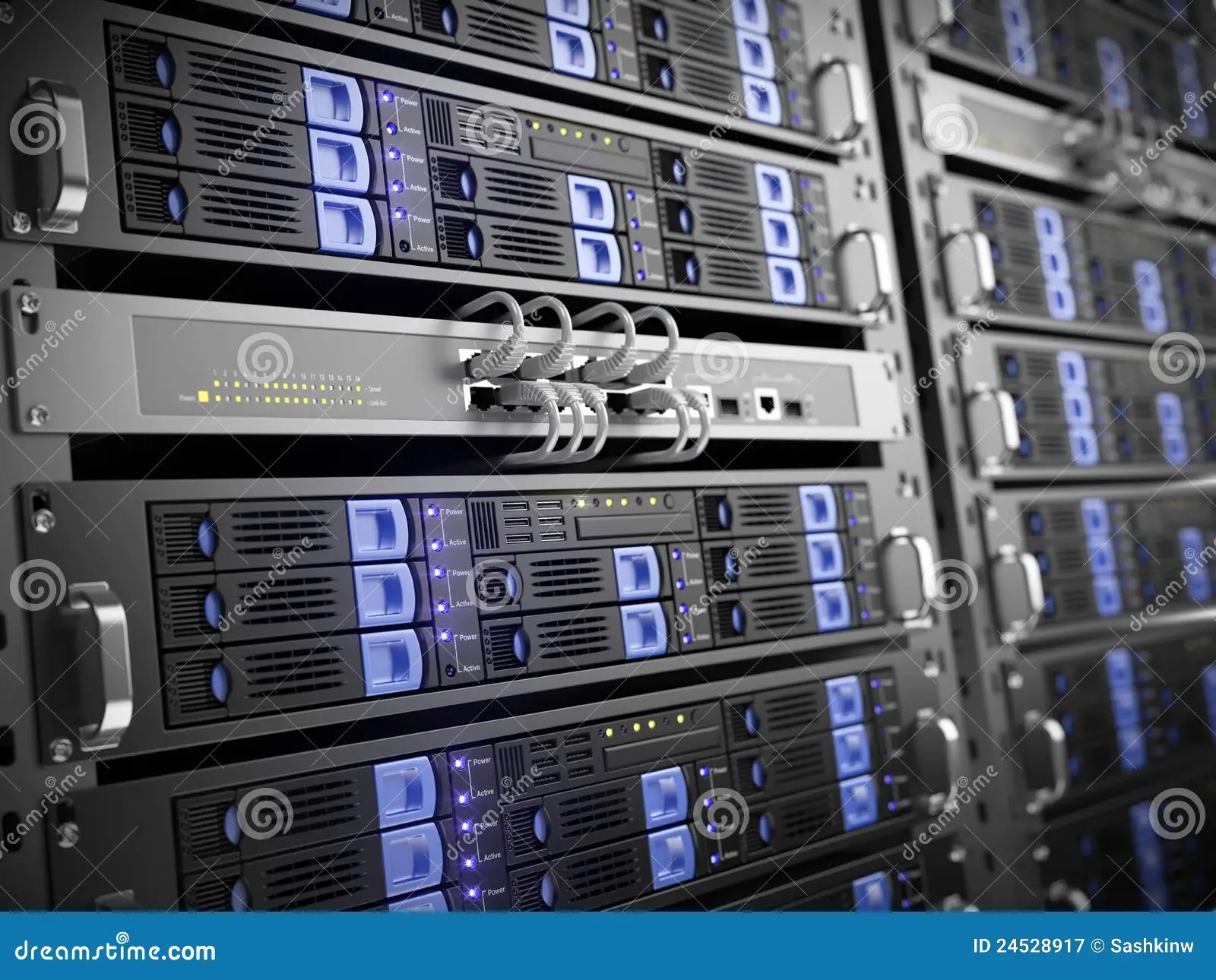 Computer Servers Royalty Free Stock Photography Image 24528917