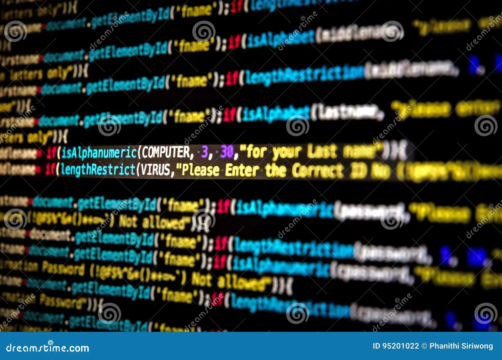 Computer Virus And Mal Ware Attack Stock Illustration Illustration of