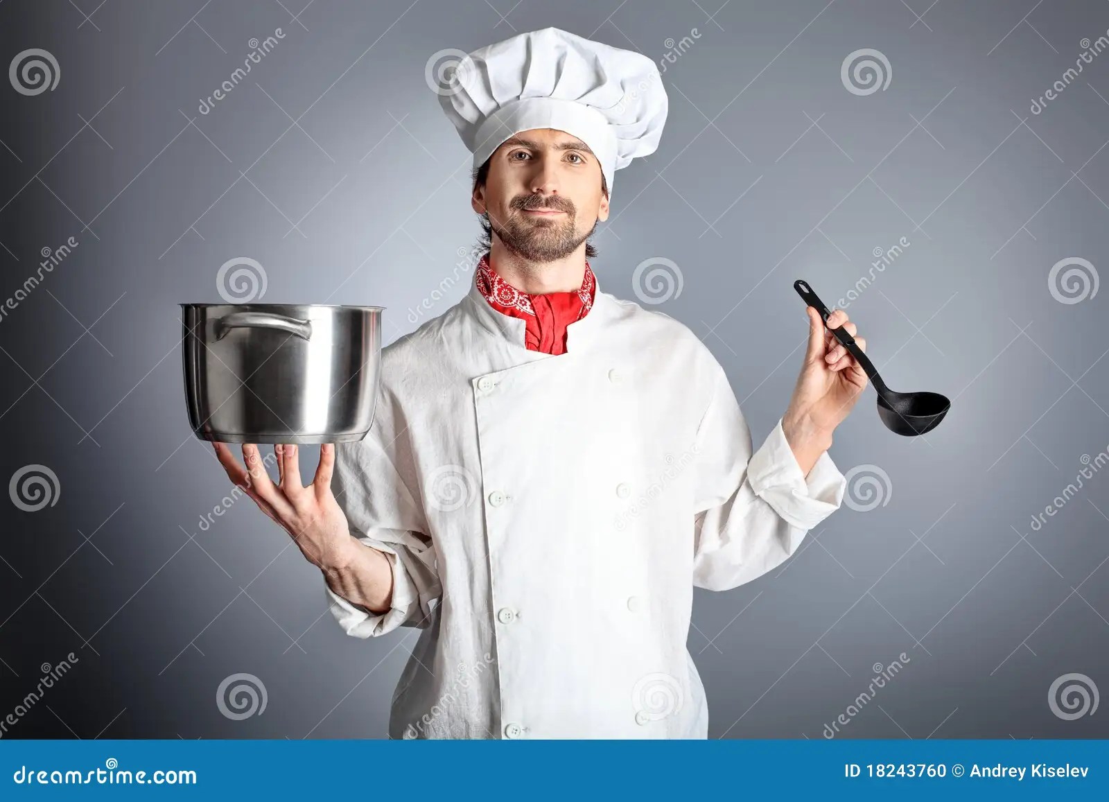 Cuoco fotografia stock. Immagine di chef, copia, siviera 18243760