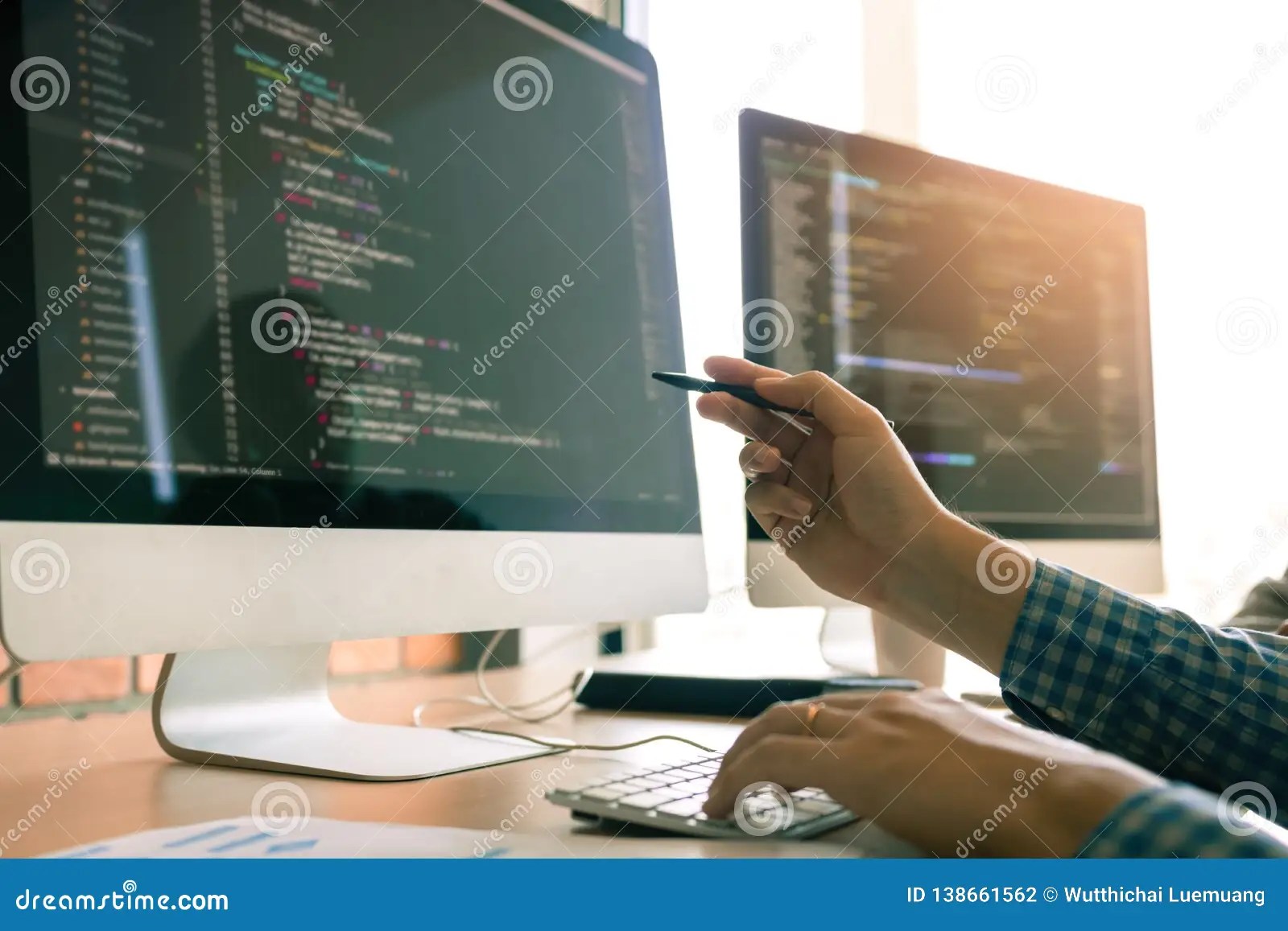 Developing Programming Working In A Software Engineers Code Tech