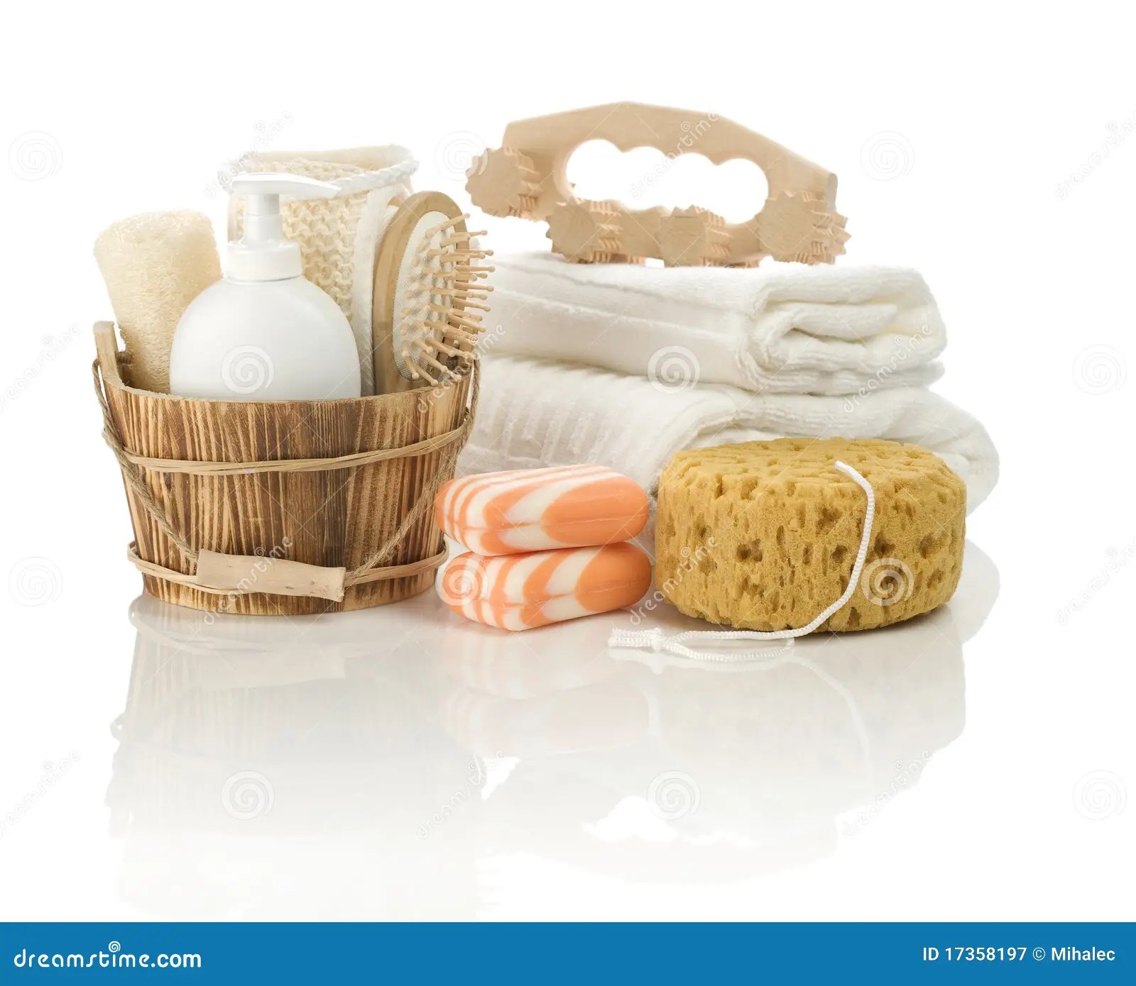 Different Objects for Bathing Stock Image Image of handle, porous 17358197