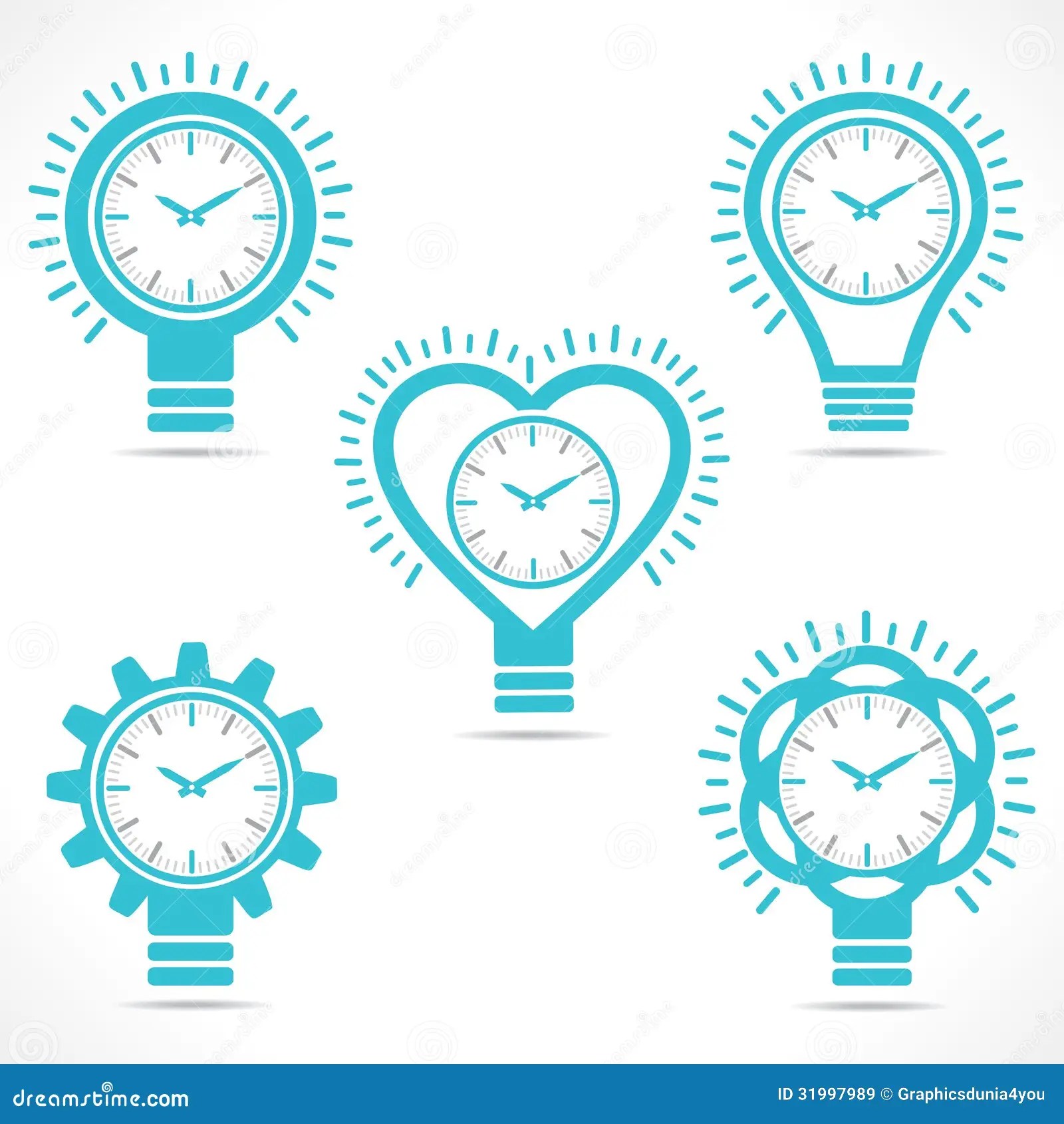 Different Shape Clock Royalty Free Stock Images Image 31997989