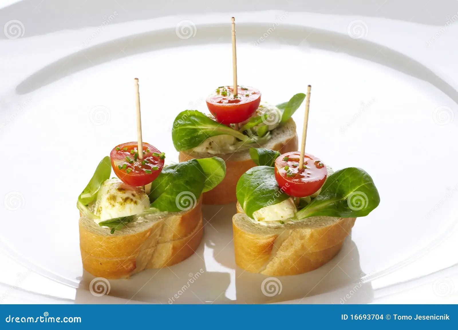 Different sort of canape stock photo. Image of food, cuisine 16693704