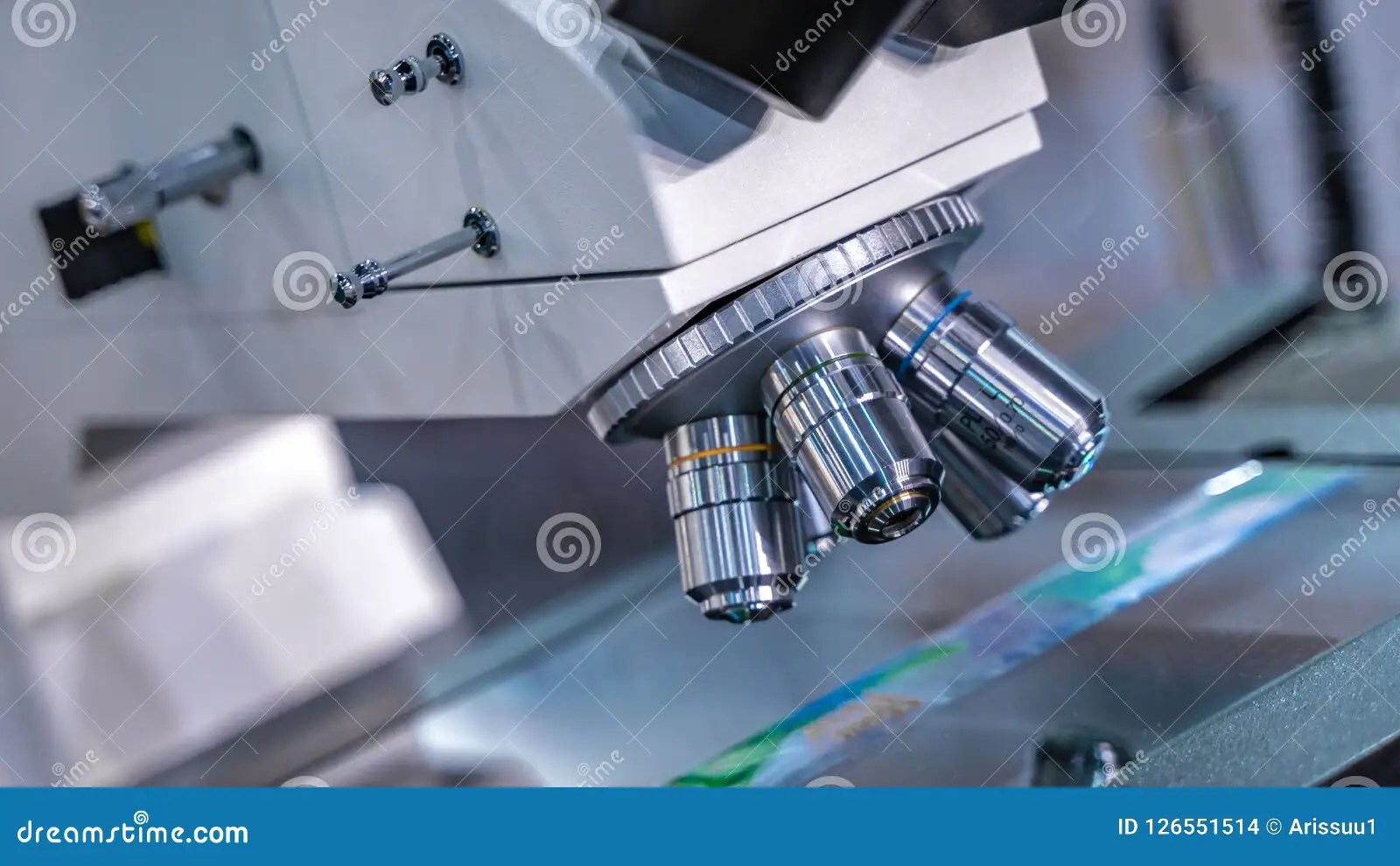 Digital Microscope Camera in Science Laboratory Stock Photo Image of eyepiece, equipment
