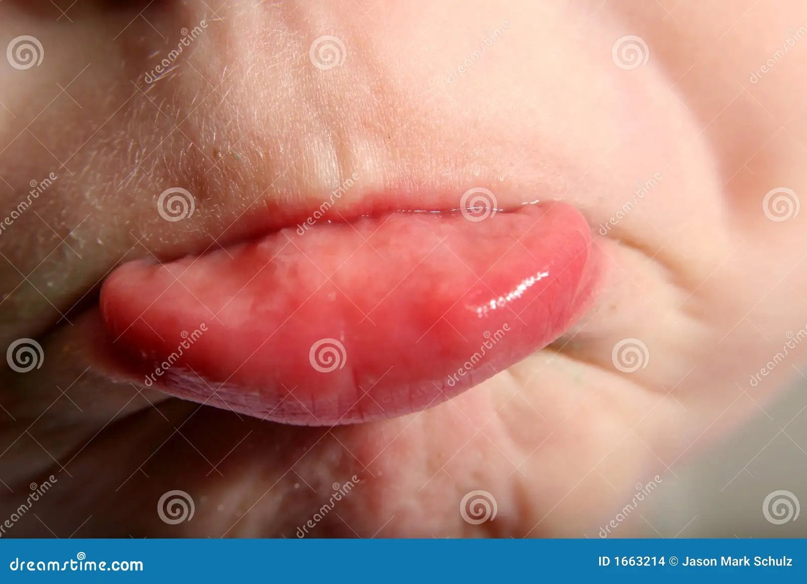 Disappointed Bottom Lip Stock Images Image 1663214