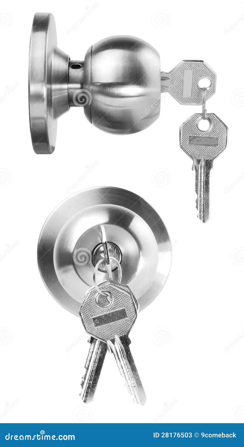 Door knobs stock image. Image of open, isolated, safe 28176503