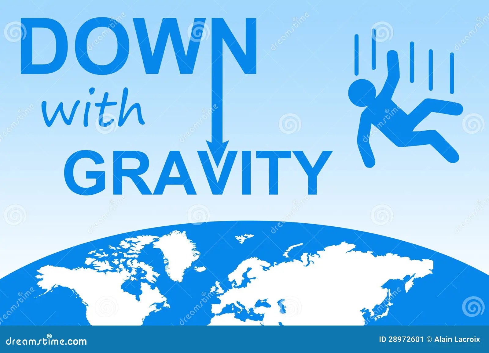 Down With Gravity Stock Image Image 28972601