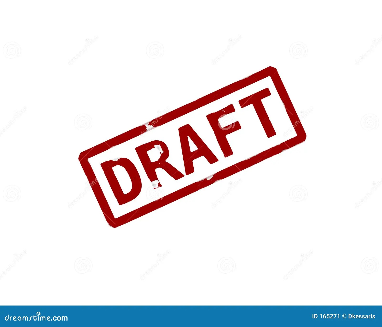 Draft Stock Image Image 165271