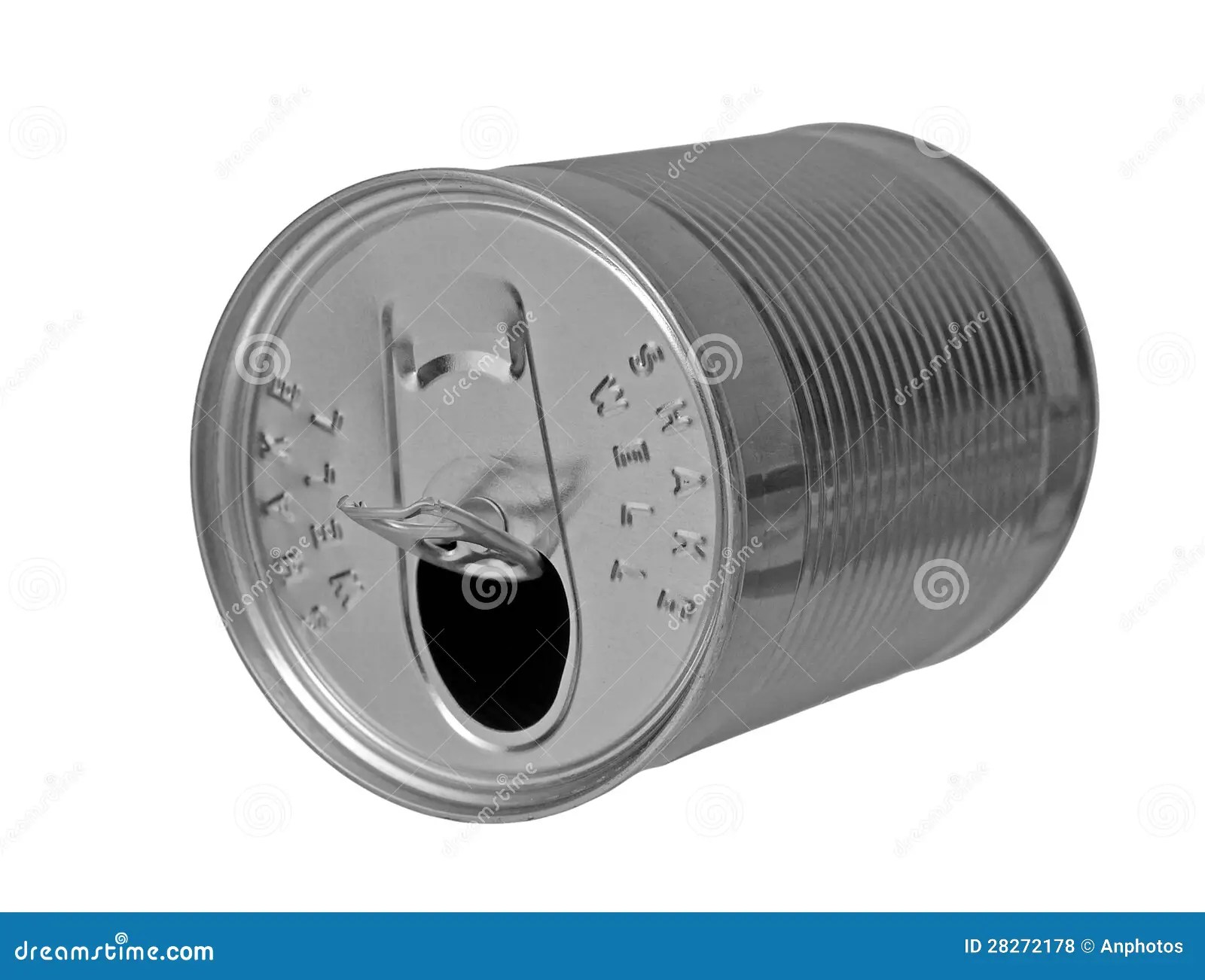 An empty can stock photo. Image of template, metallic 28272178