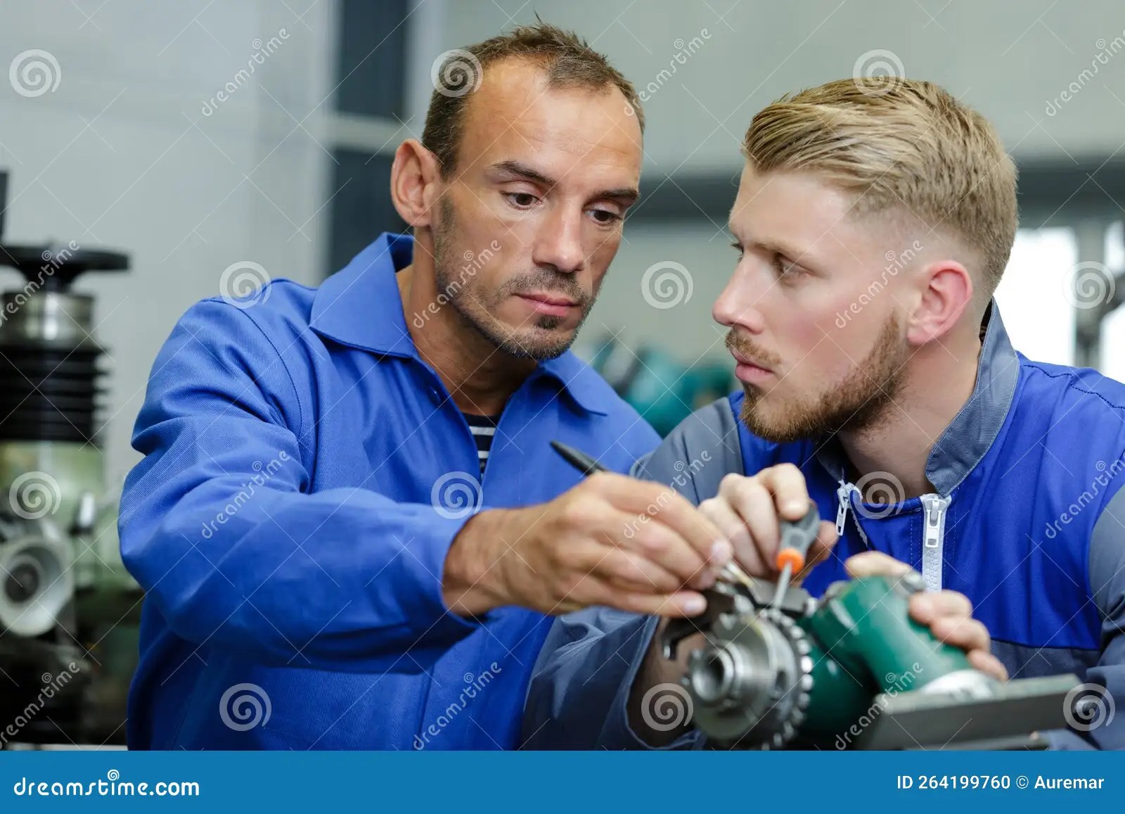 Engineer Training Apprentice on Cnc Machine Stock Photo Image of manufacturing, machinist