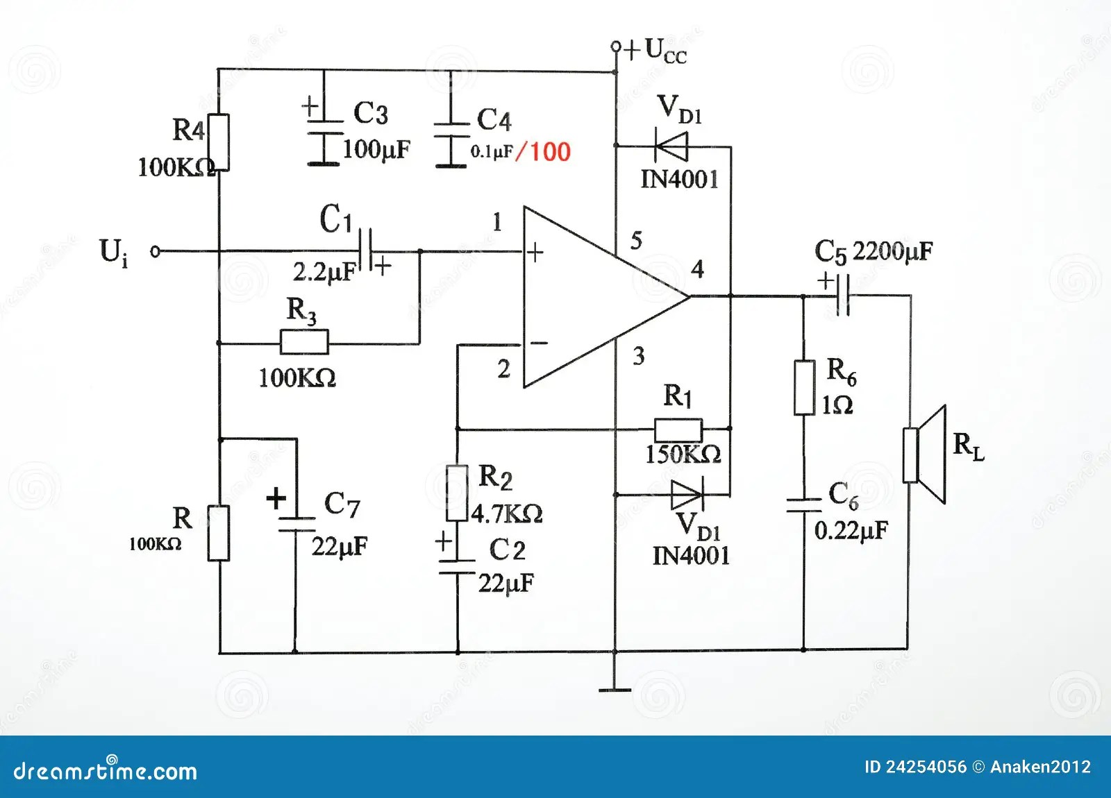 Esquema circular foto de archivo. Imagen de muestra, cableado - 24254056