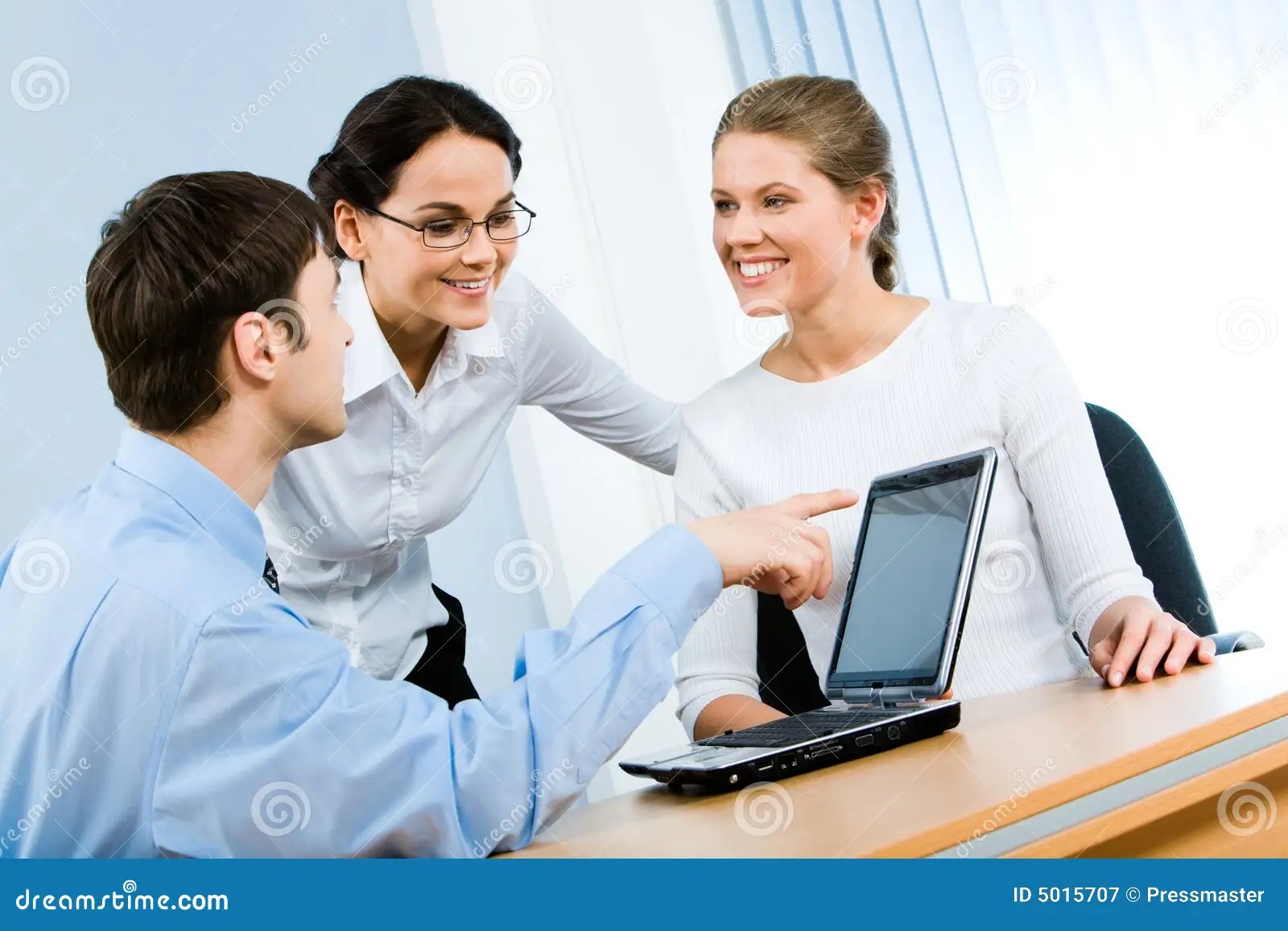 Explaining stock image. Image of light, male, adult, partnership - 5015707