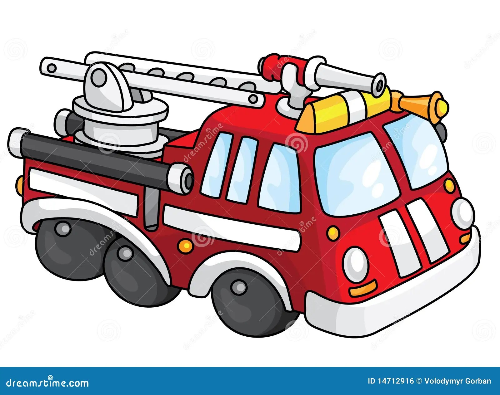 Fire Truck Clipart Cartoon Fire Engine
