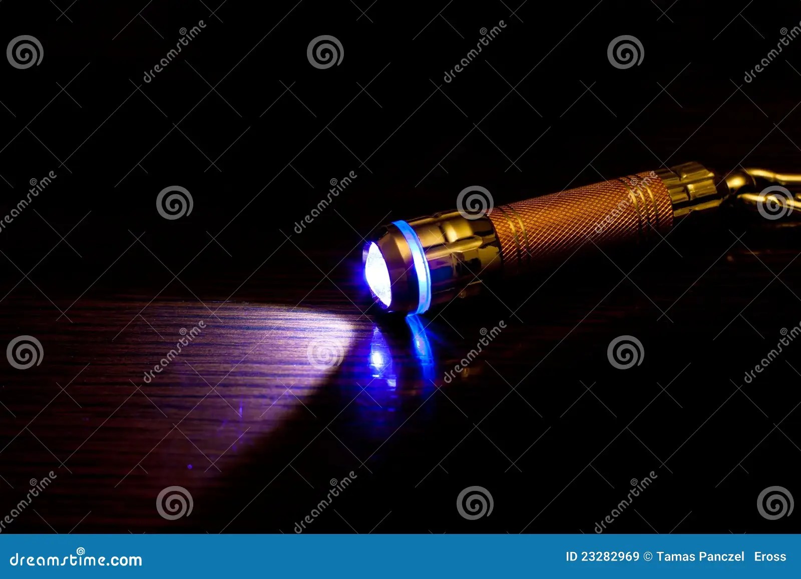 Flashlight stock image. Image of light, black, darkness 23282969