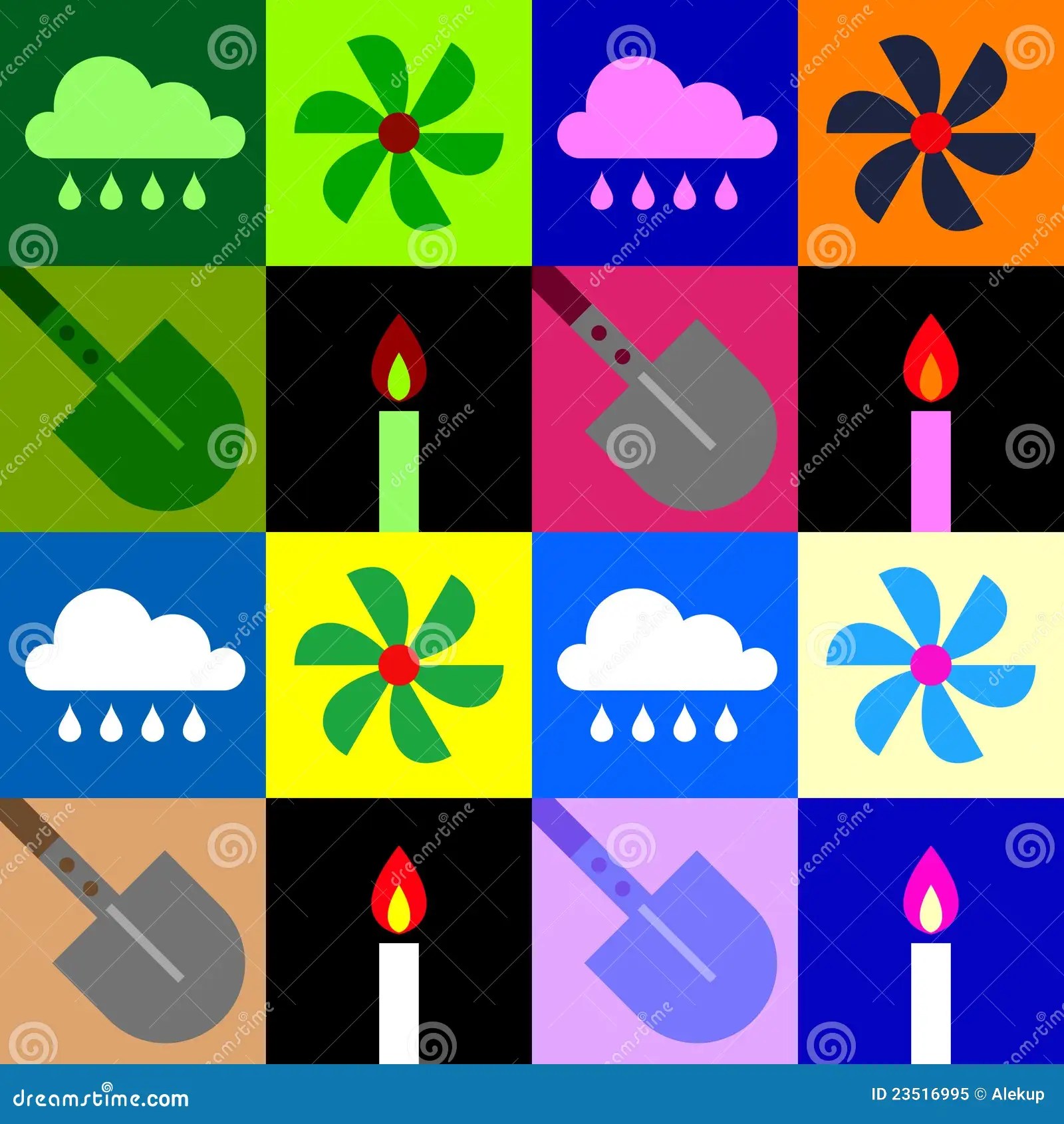 Four Classical Elements Royalty Free Stock Photo Image 23516995