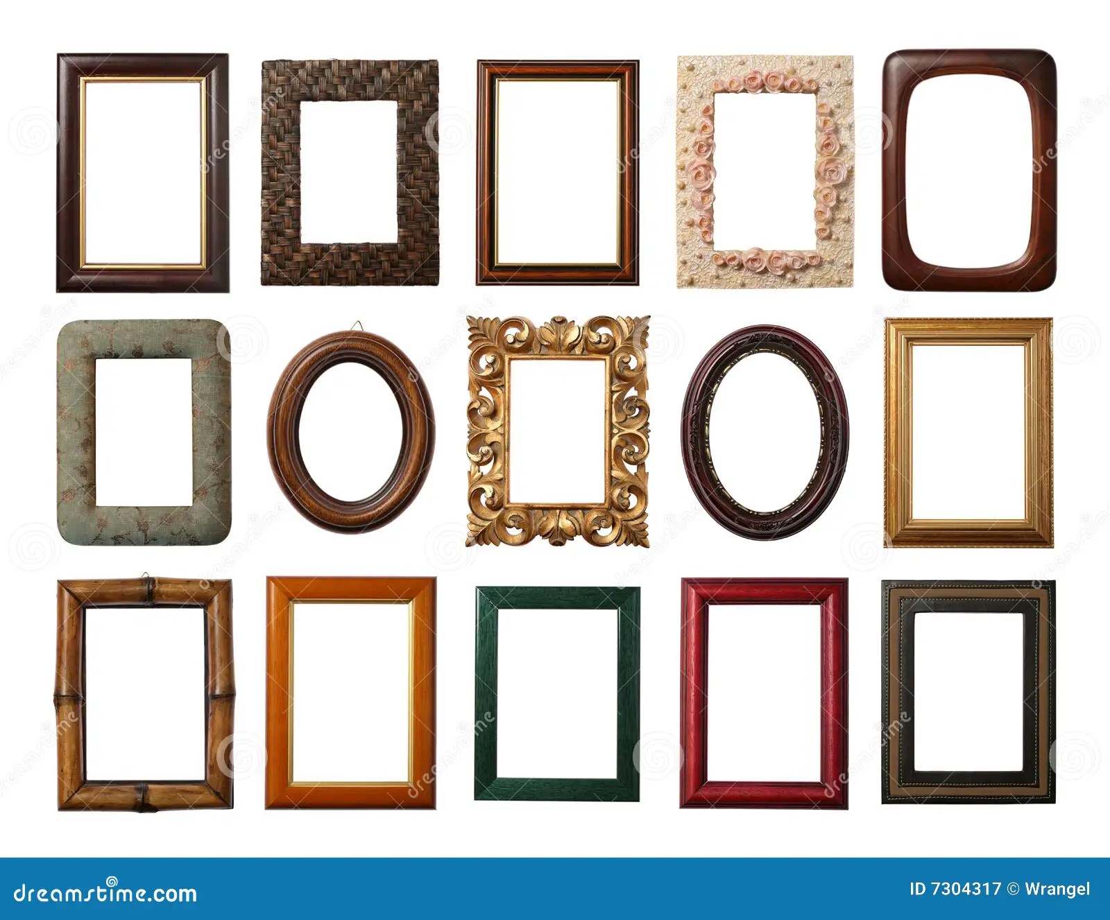 Frames Collection stock image. Image of close, cutout 7304317
