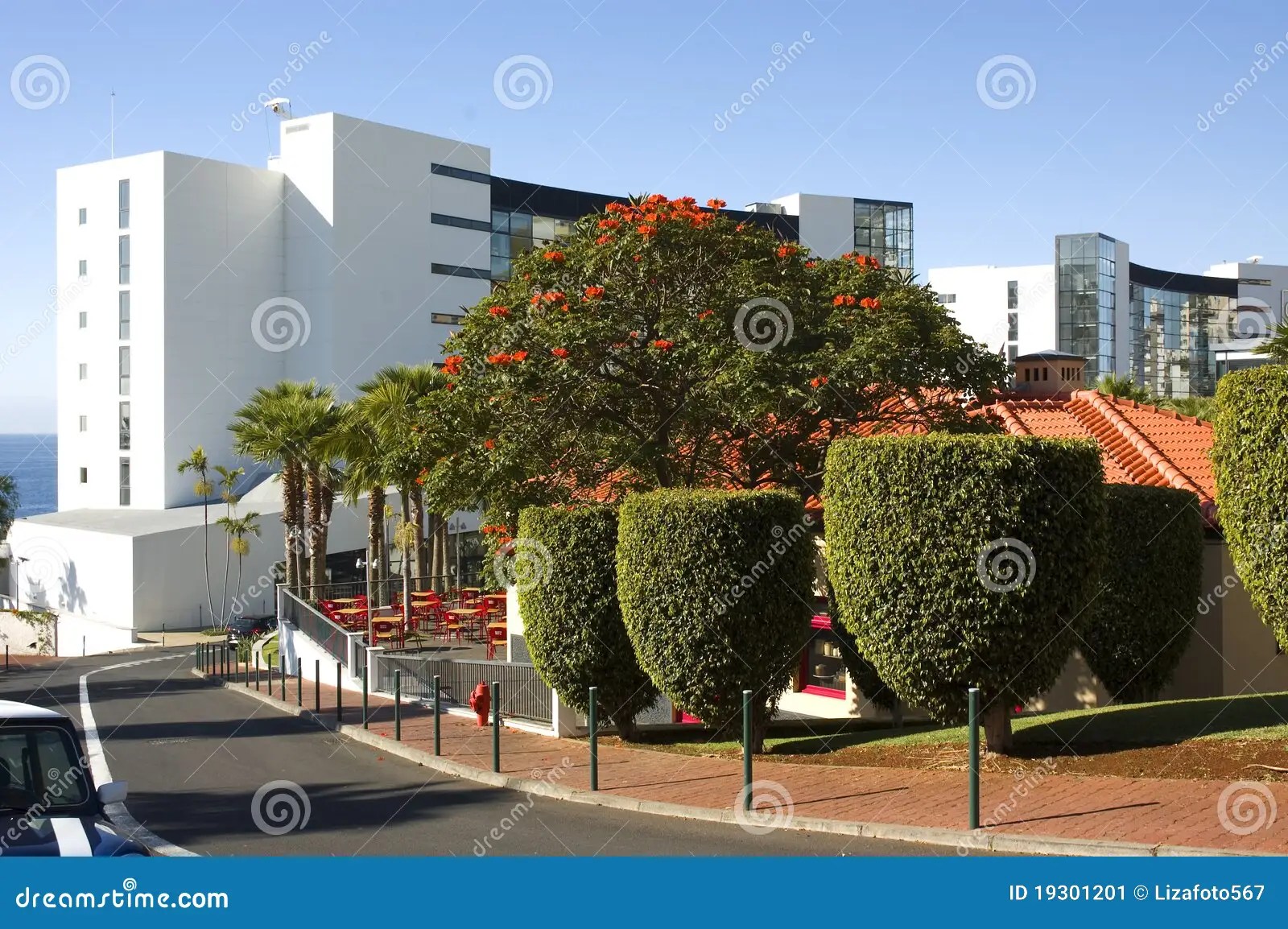Funchal Town stock image. Image of center, atlantic