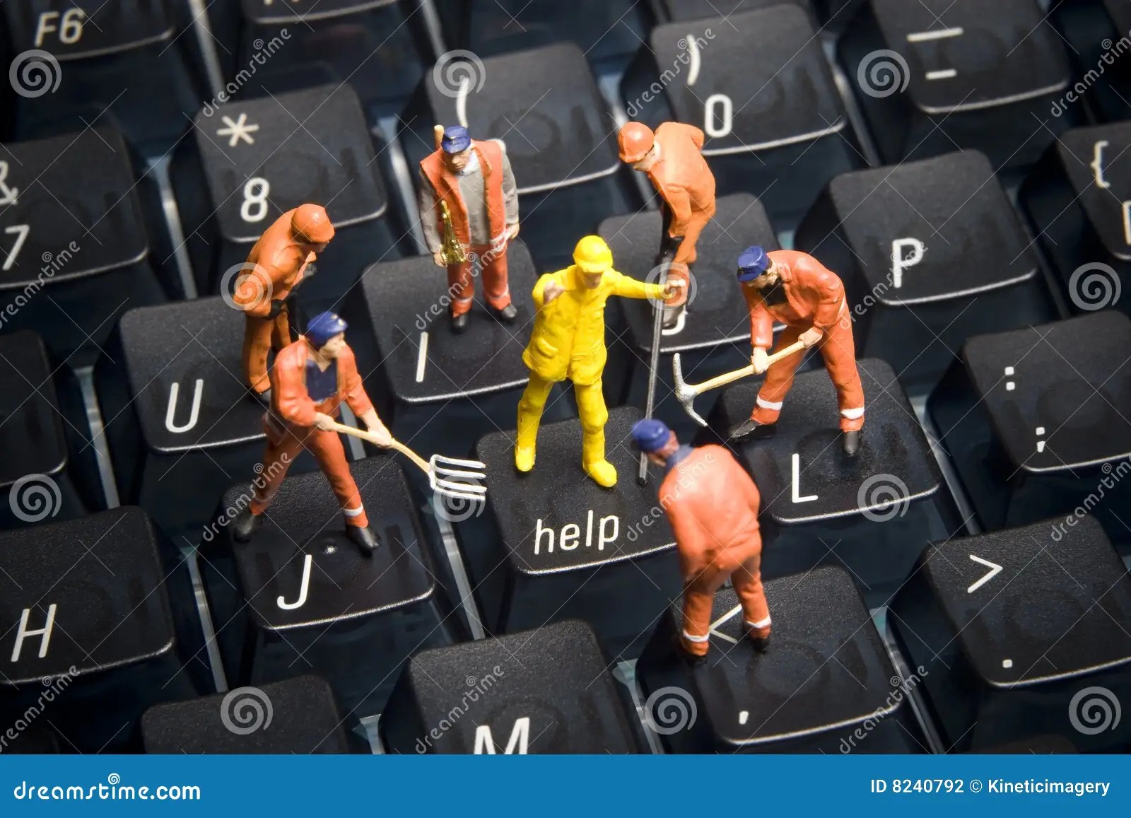 Help, Tech support stock photo. Image of problem, desktop 8240792