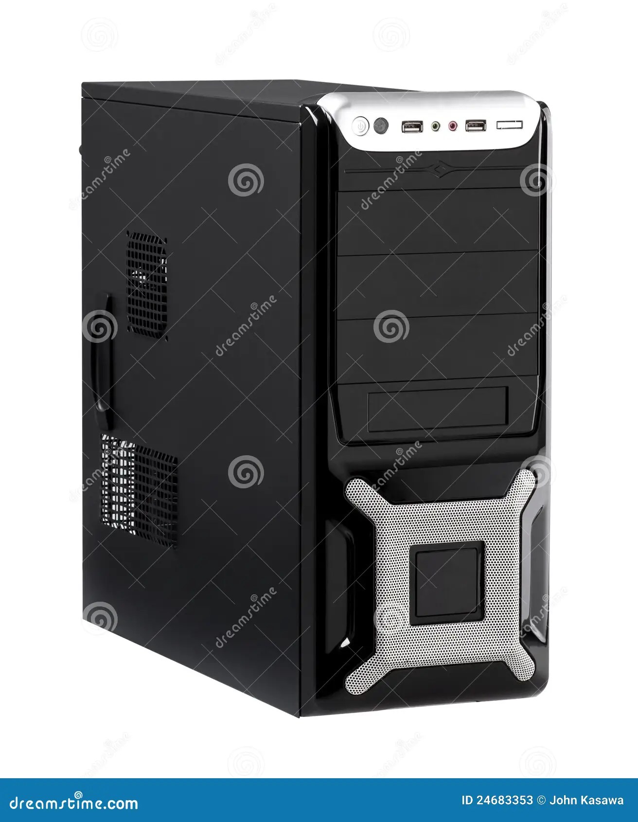 High Speed CPU Processor Computer Case Stock Illustration